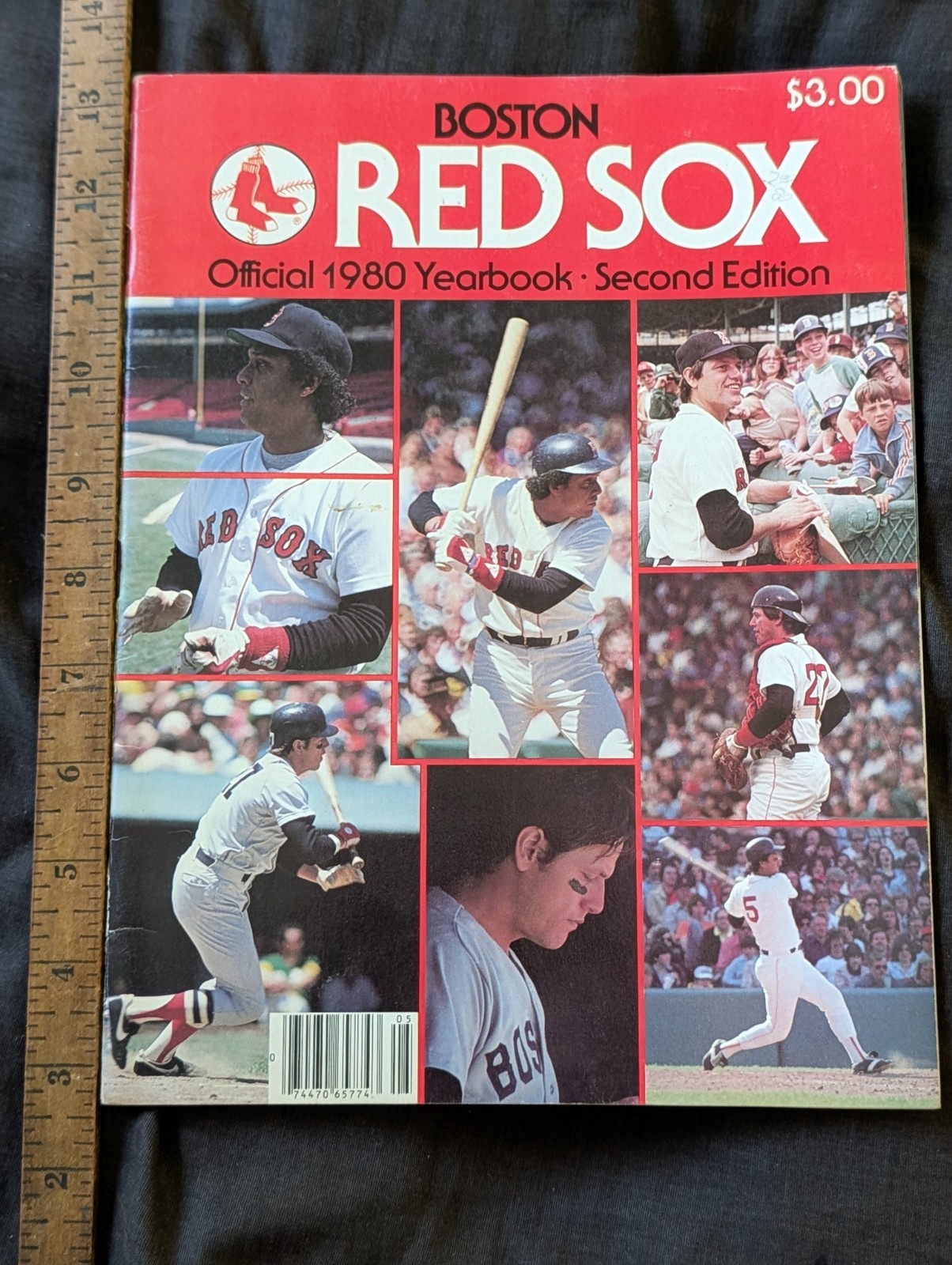 1980 Redsox souvenir baseball program