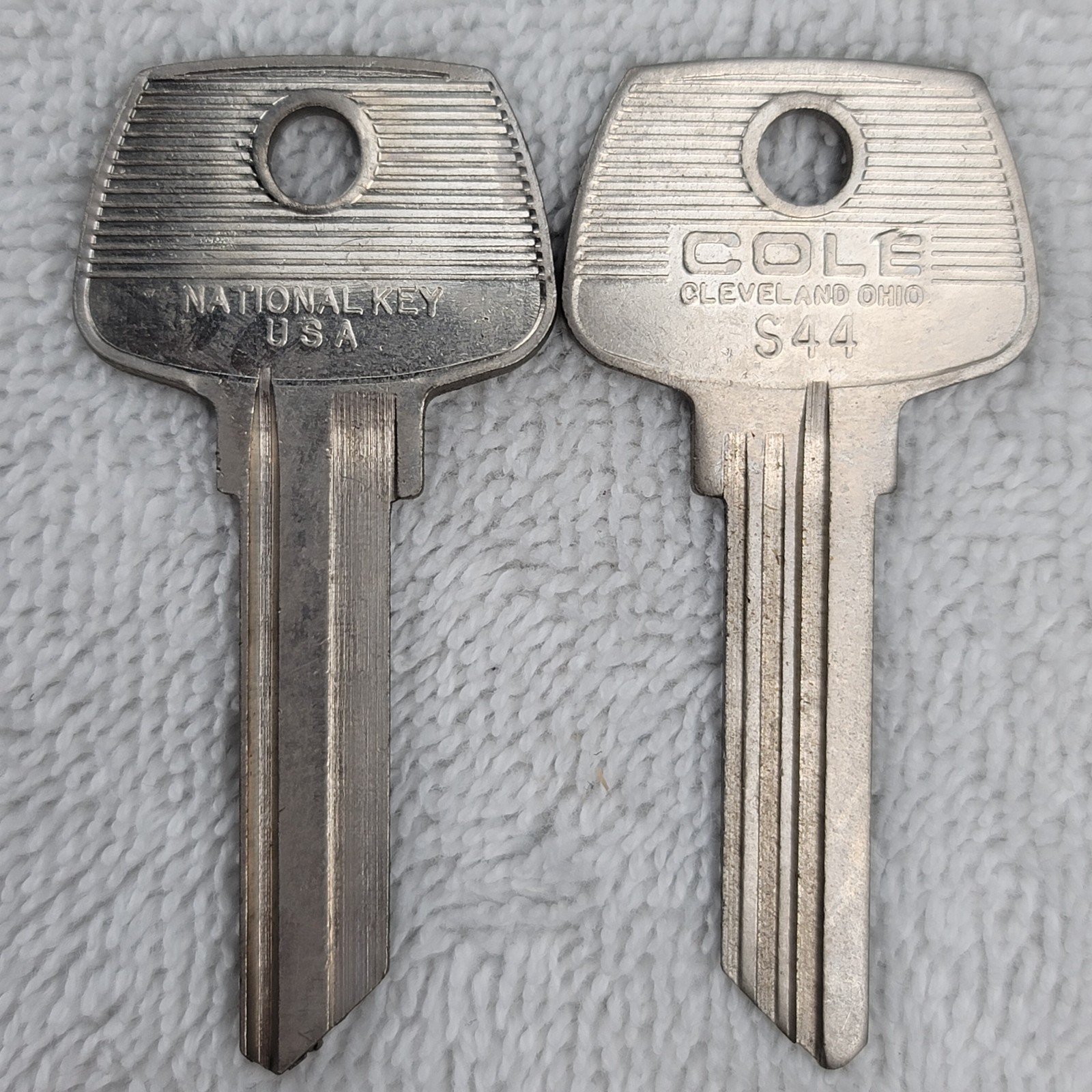 Cole S44 Key Blanks Lot of 2 New Old Stock