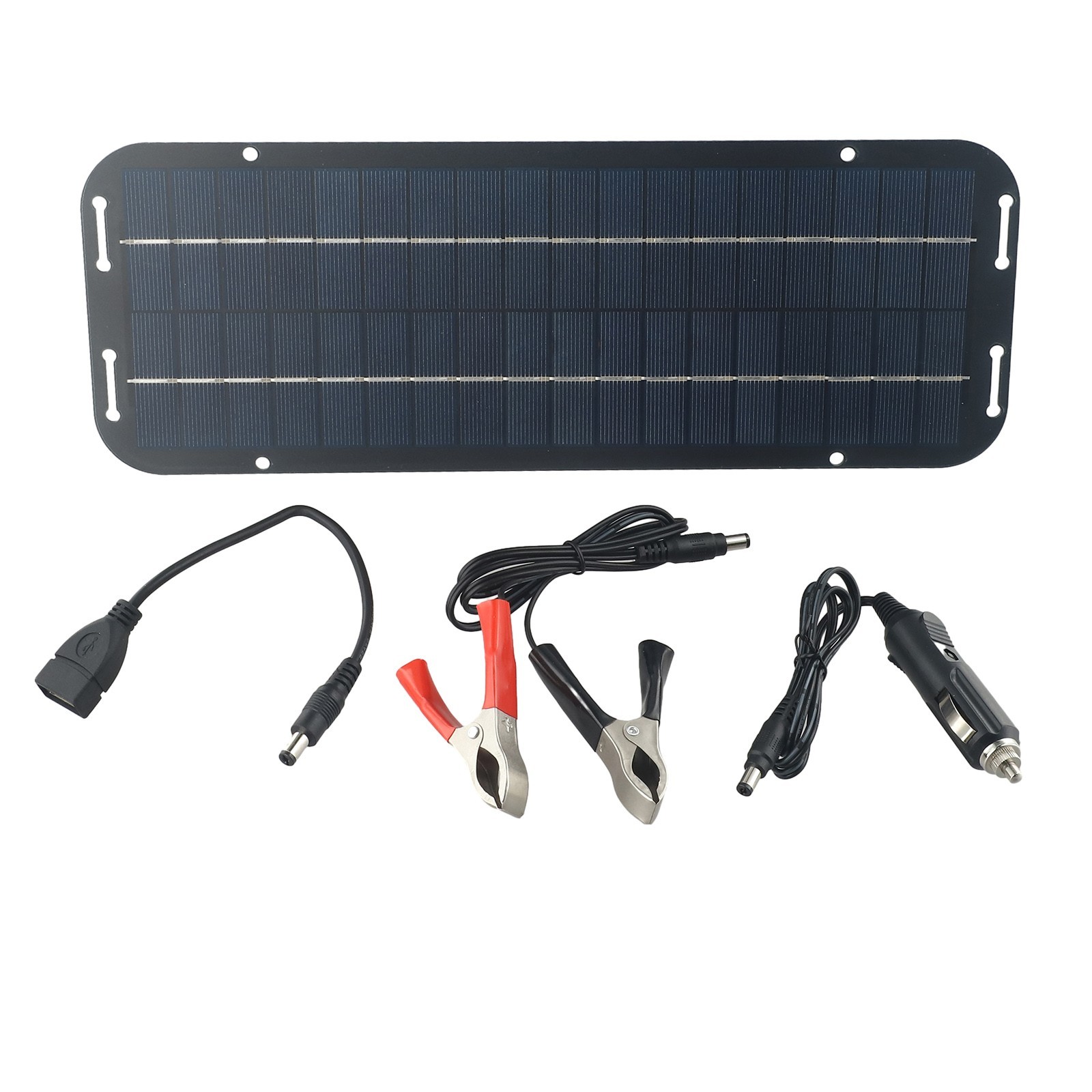 Ample Sunlight 60W Solar Panel Built-in Blocking Diodes No Maintenance Required