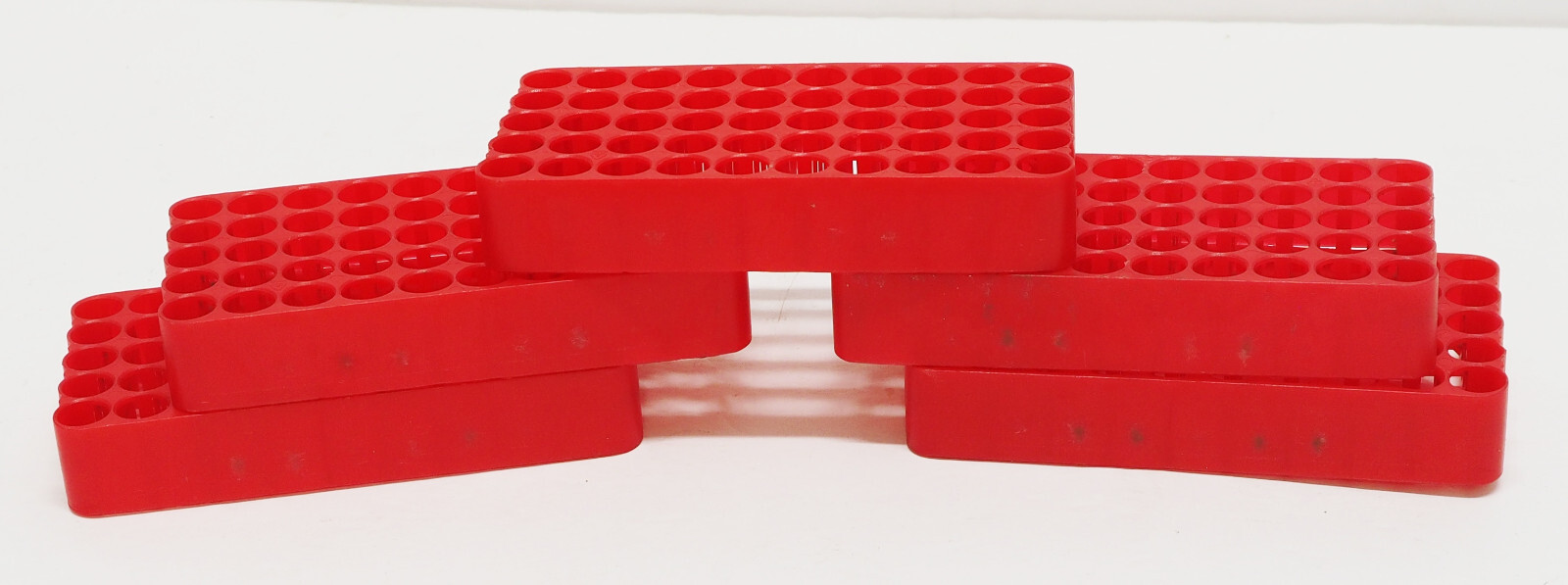 Universal Ammo Reloading Tray - Red Plastic - Various sizes and quantities