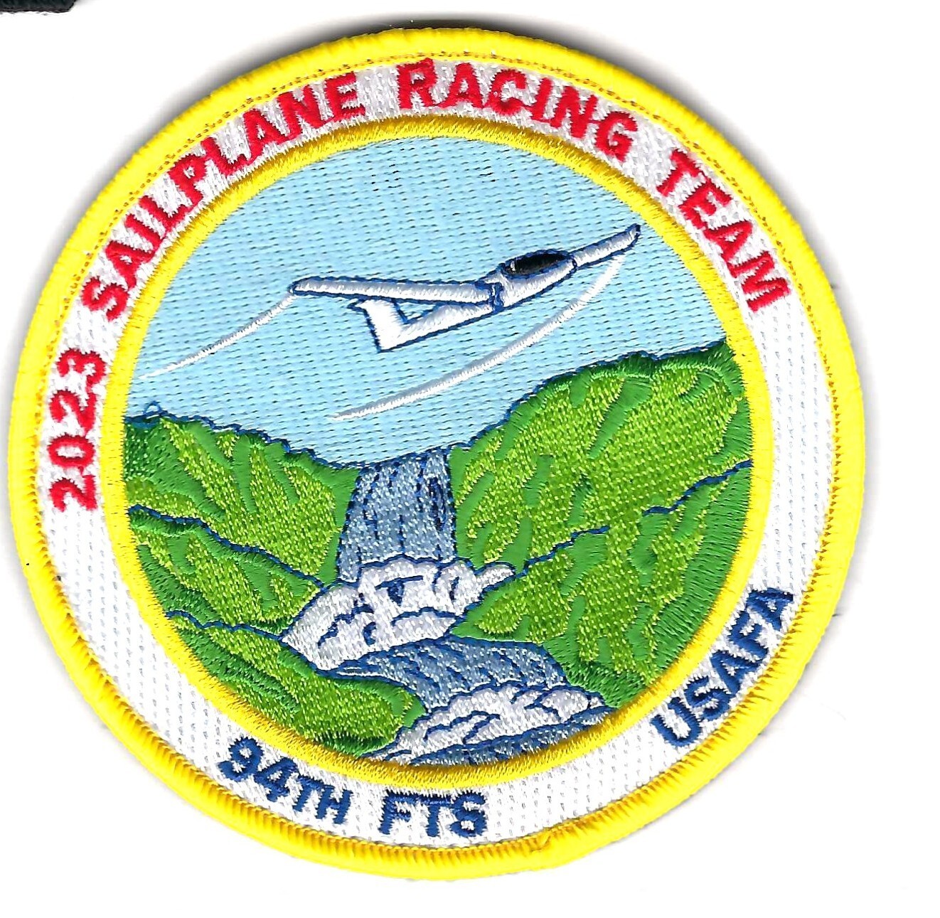 PATCH USAF 94TH FTS 2023 SAILPLANE RACING TEAM USAFA    DB-13
