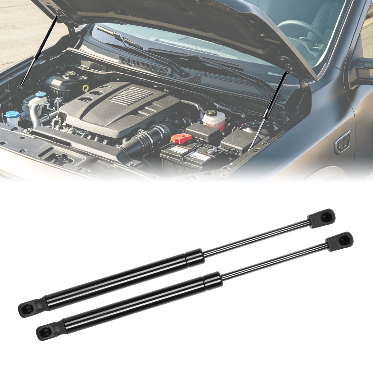 65470-9FW4A 2X Front Hood Lift Supports Shocks Struts For 2017-2022 Nissan Titan
