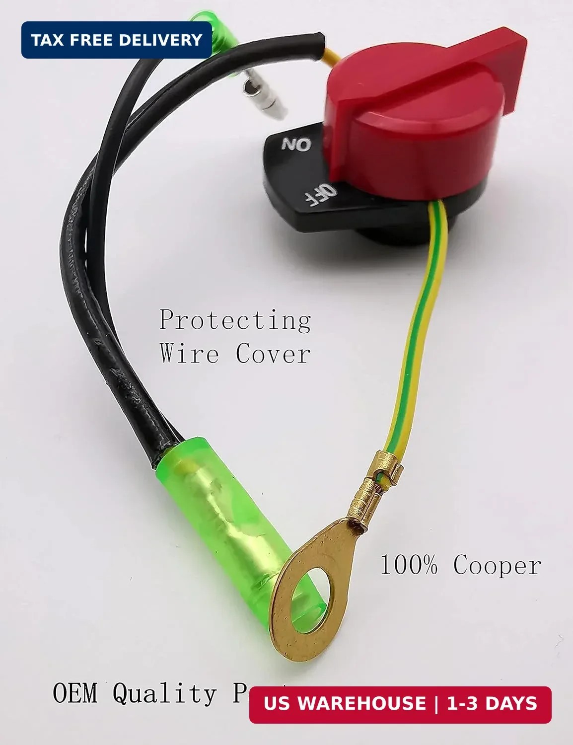 On Off Switch Engine Kill Switch with Low Oil Sensor for Honda and Clon