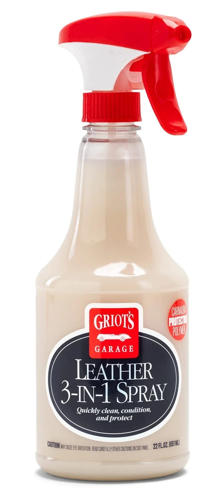 Griot's Garage Leather 3-in-1 Spray Cleaner and Conditioner for Leather and Viny