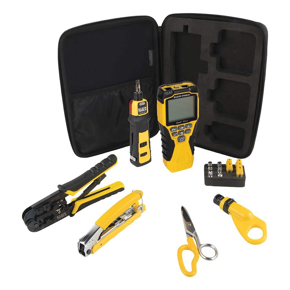 VDV001819 Tool Set, Cable Installation Test Set with Crimpers, Scout Pro 3 Cable
