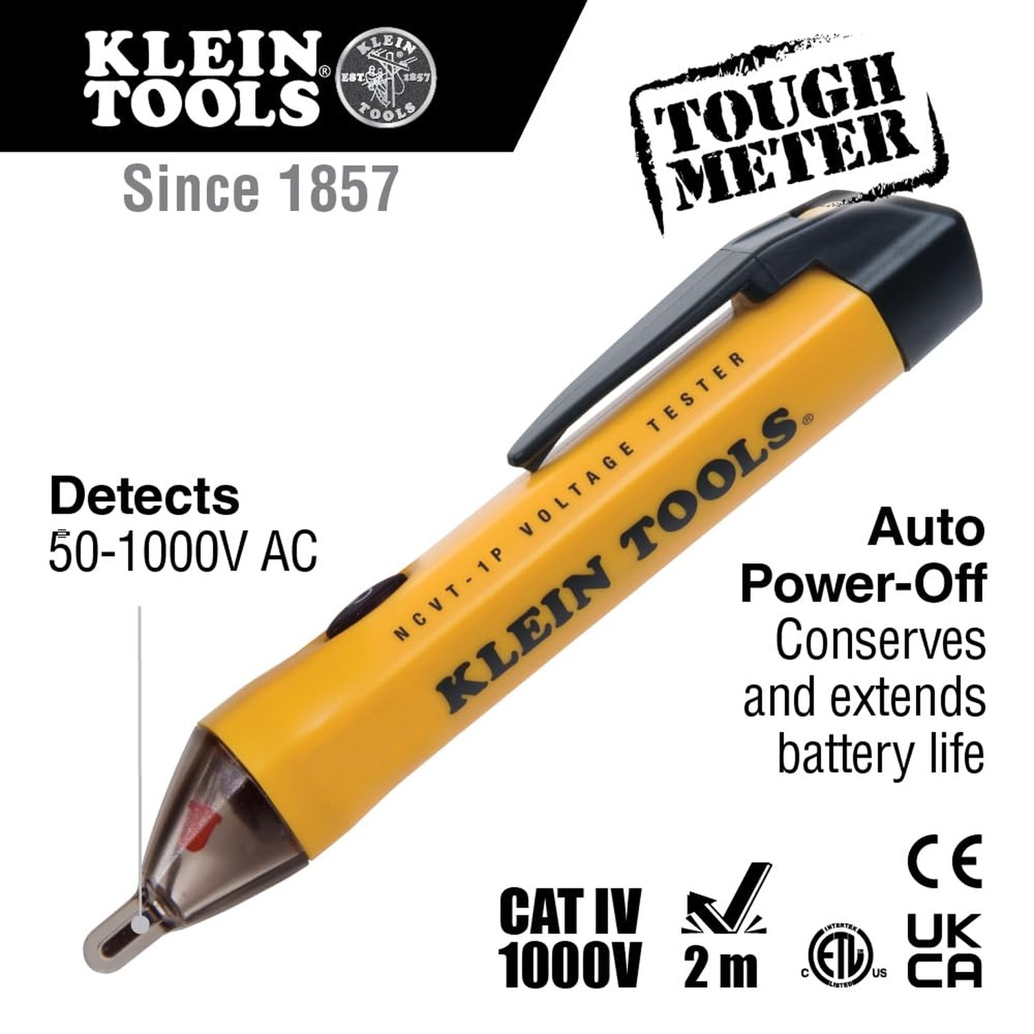 Klein Tools NCVT1PKIT Electrical Tester Kit with Non-Contact Low Voltage Test...