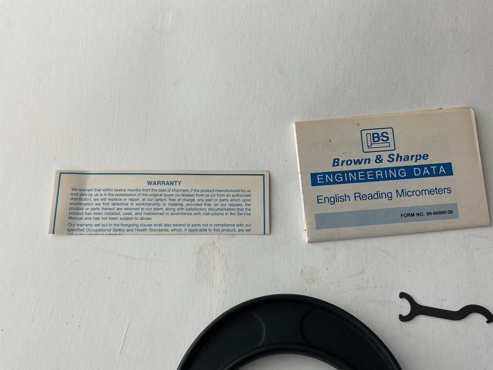 Brown & Sharpe 599-30-3 Slant Line Micrometer Outside 2-3” Vintage Excellent