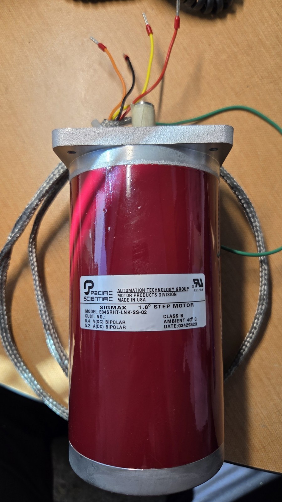 Pacific Scientific E34SRHT-LNK-SS-02  Step Motor