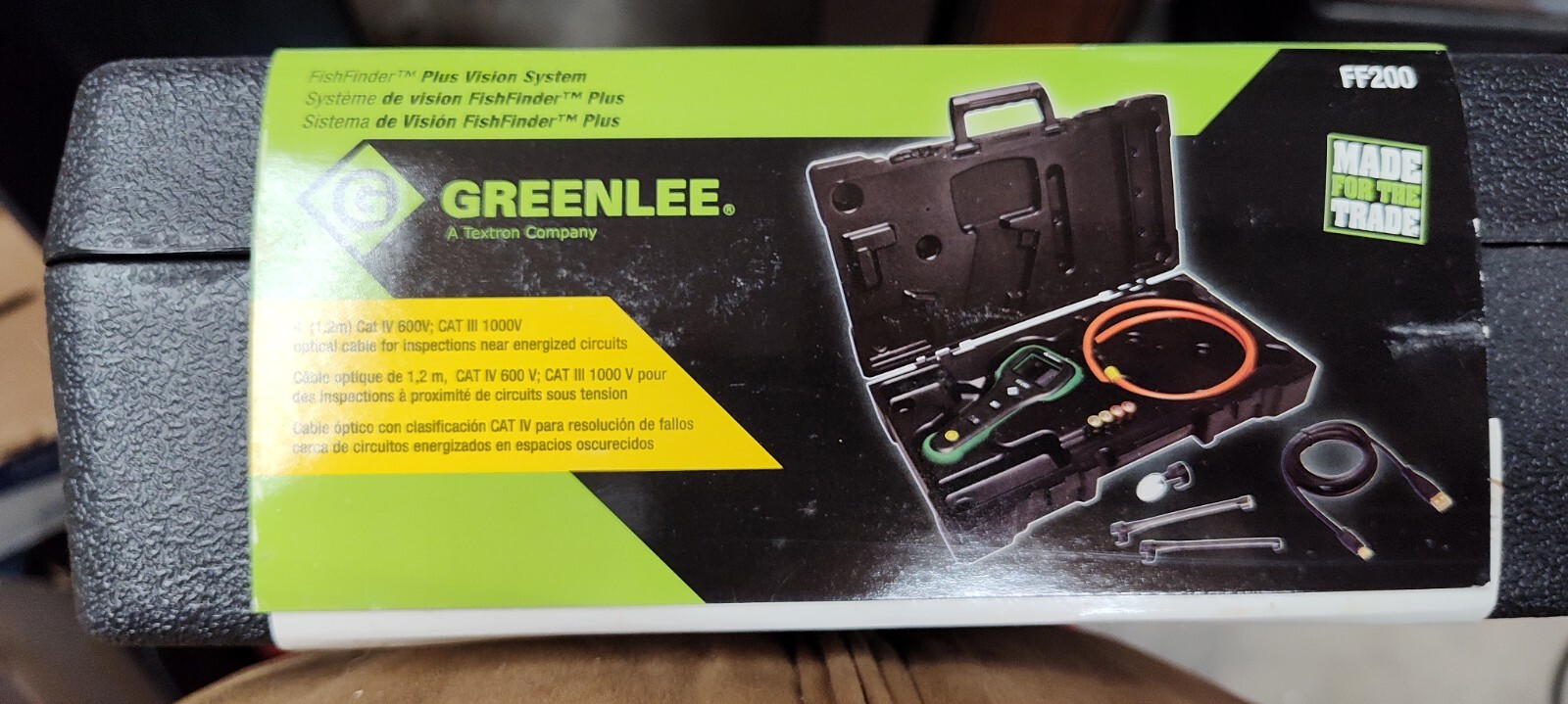 Greenlee Fish Finder Vision System (FF100) - CAT IV Rated inspection camera