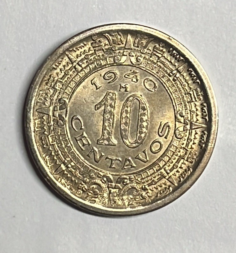 1940 Mexico 10 Centavos