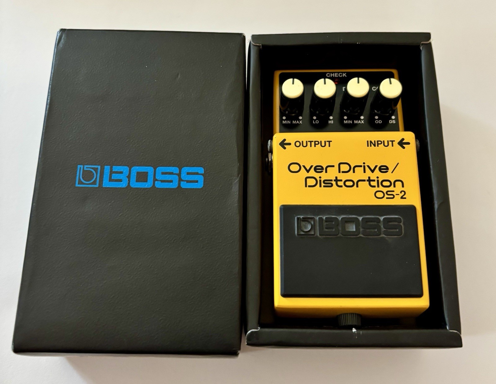 BOSS OS-2 OverDrive Distortion Guitar Effects Pedal Tested w/ Box Japan