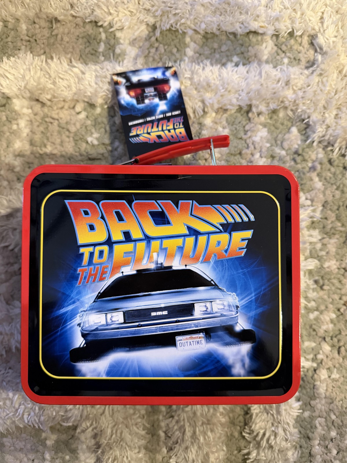 NEW Funko Back To The Future 35 Metal Lunch Box Tin DeLorean Time Machine BTTF