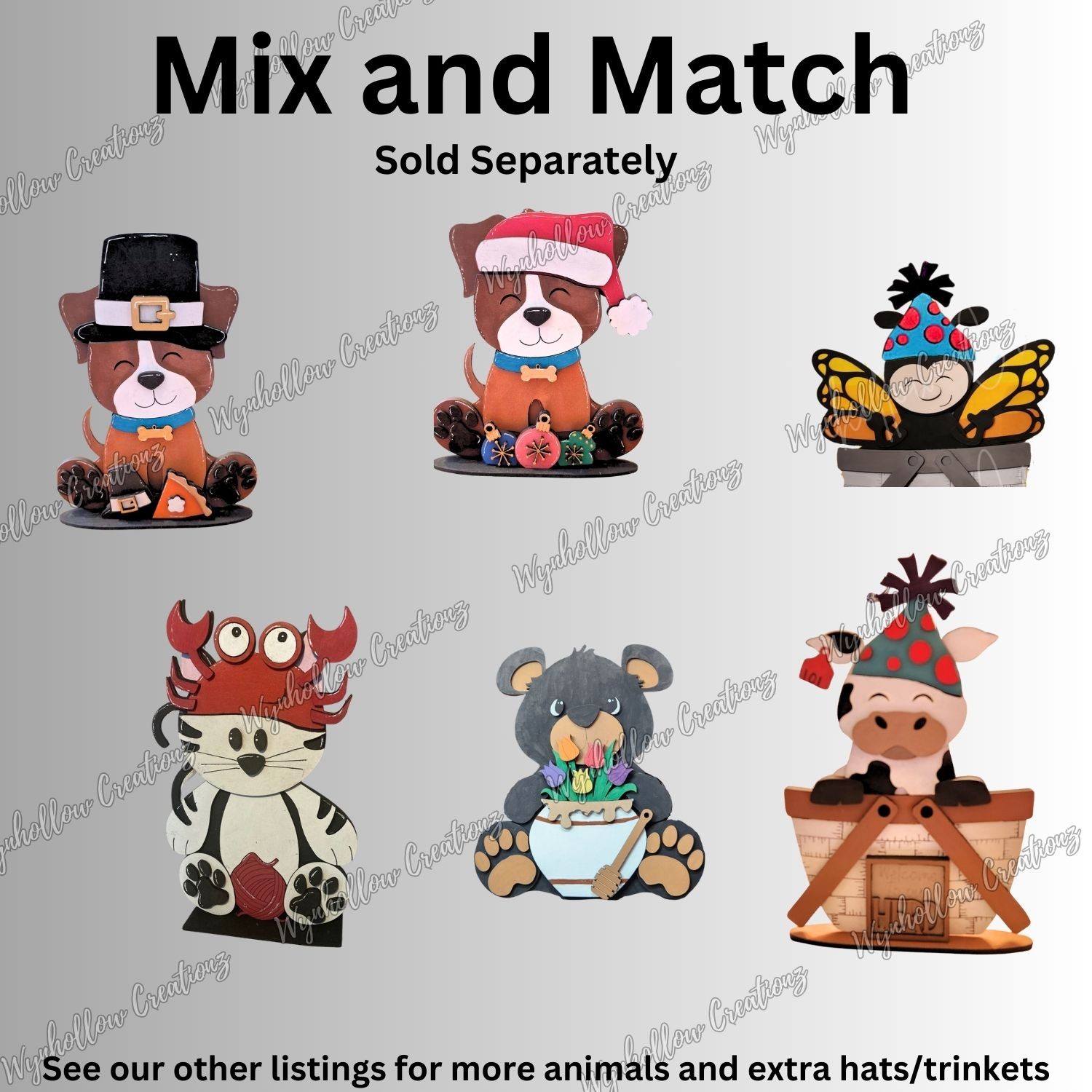 Donkey Interchangeable With 13 Hats