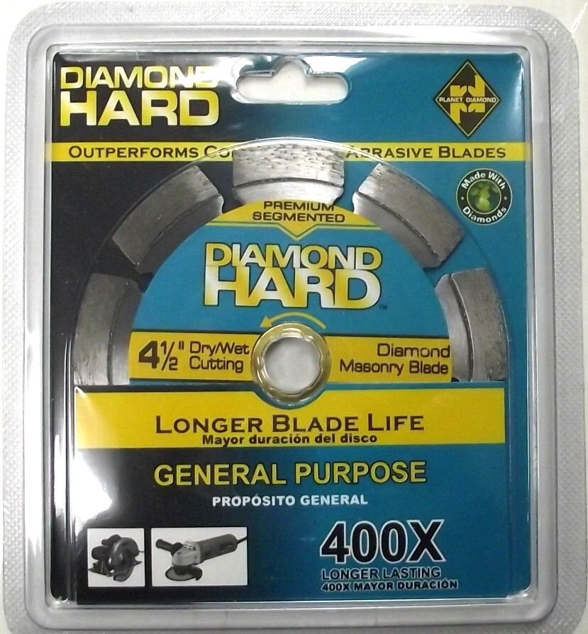 Planet Diamond 21304520 400X 4½" Segmented Diamond Saw Blade