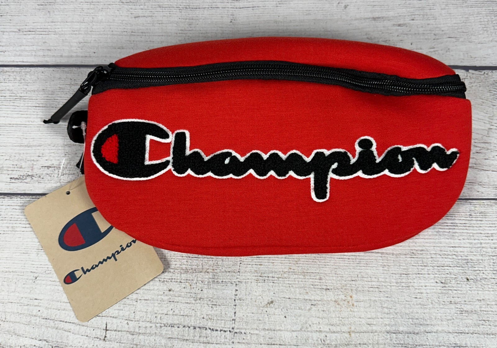 Champion Chenille Bright Red Fanny Pack Prime Waist Sling Bag CH1033AZ-620 Unise