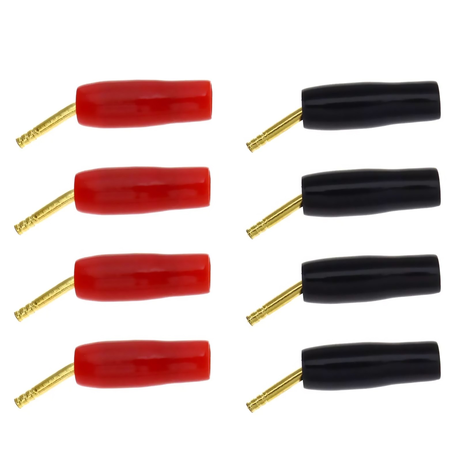 Audiocrast Gold Plated 2mm Pin Banana Plug HiFi Speaker Cable Connector 8X
