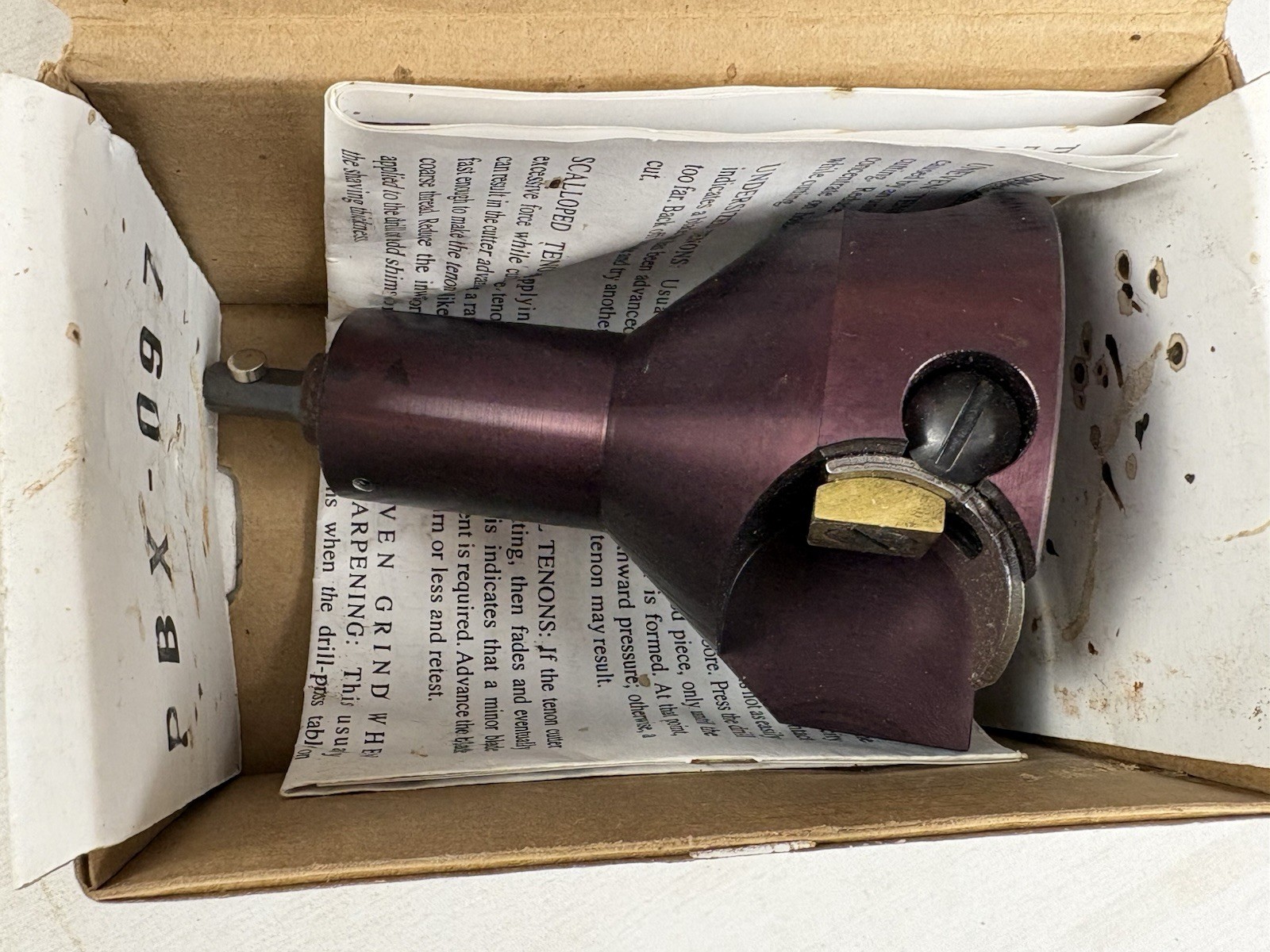 Veritas 05J4101 5/8 in Power Tenon Cutter Aluminum Body High Carbon Blade