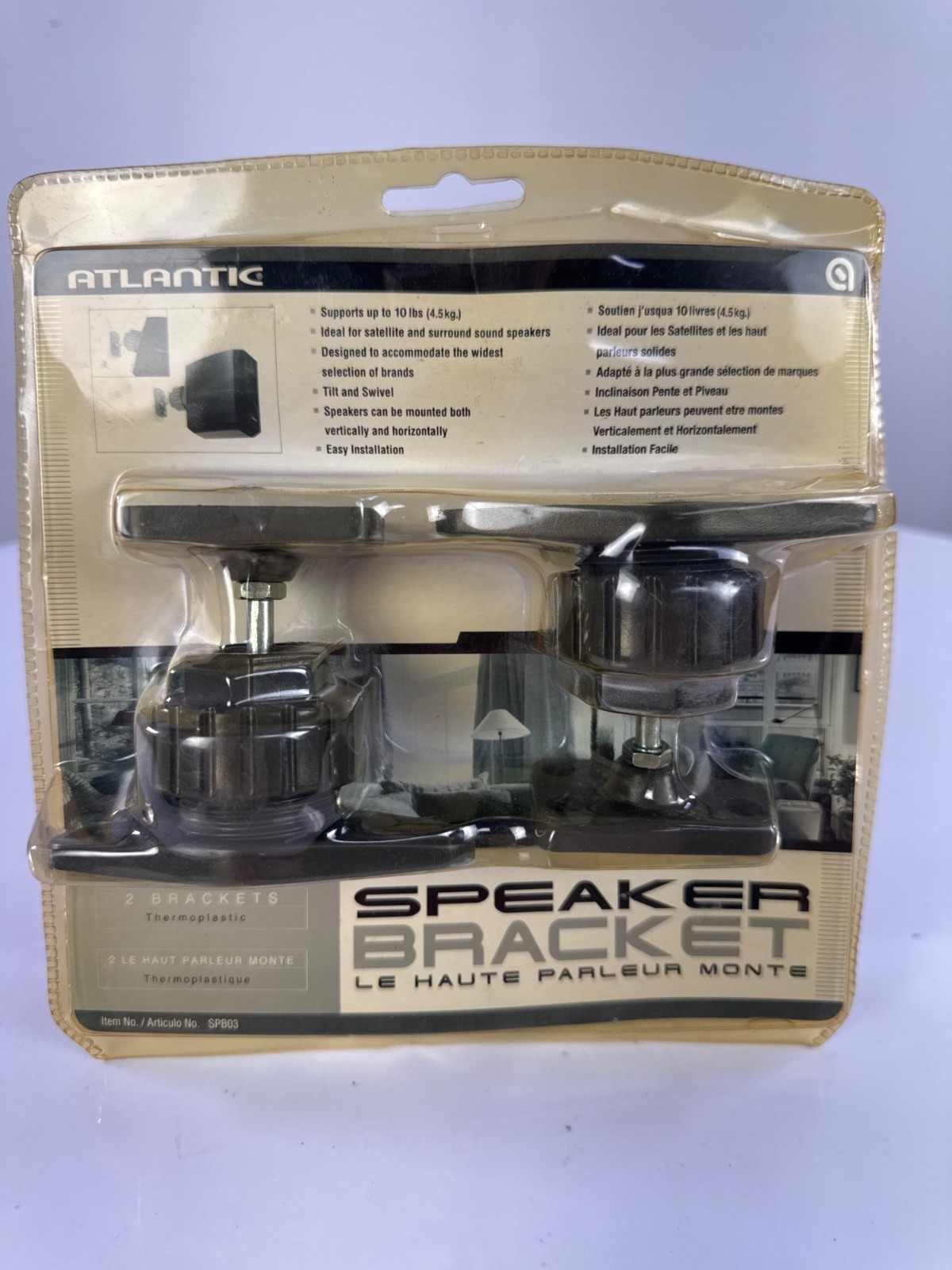 Atlantic SPB03 Speaker Brackets New In Package