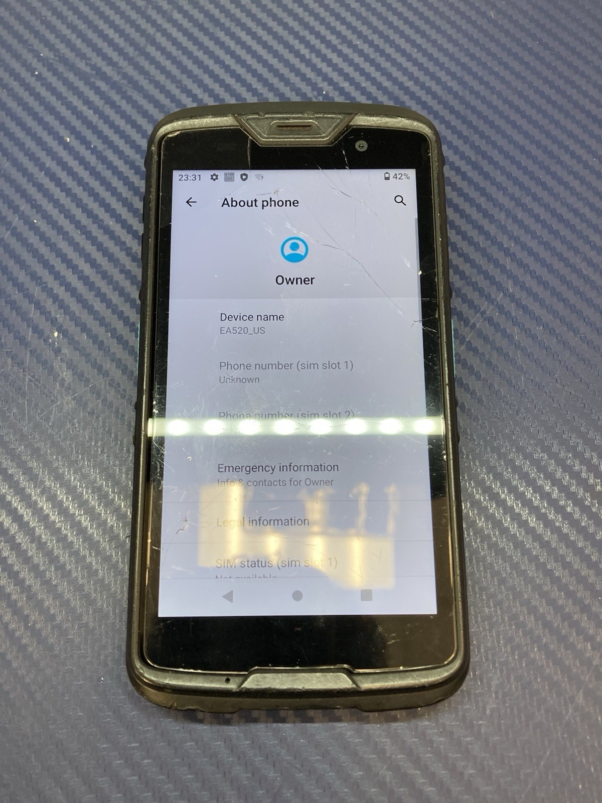 Unitech EA520-US Mobile Computer 4G LTE Laser Scanner