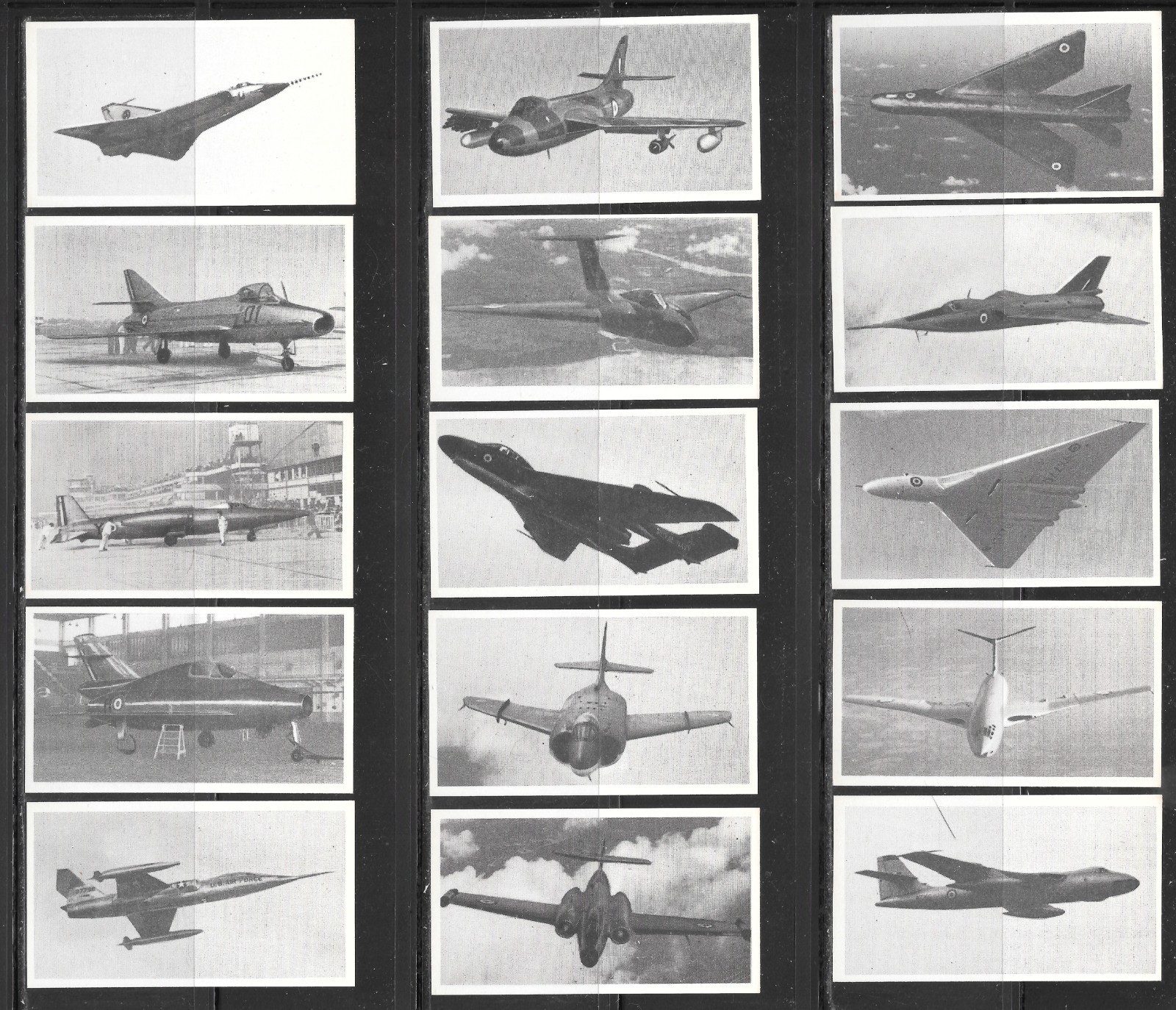 Vintage Aviation "Tobacco" Cards, "World's Fastest Aircraft", Complete Set of 25