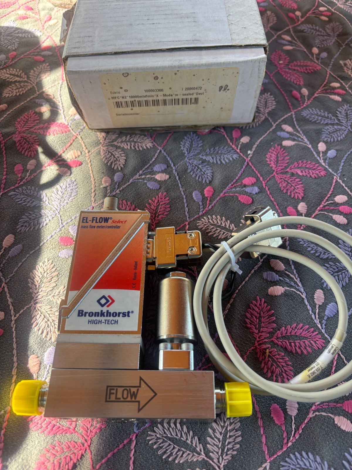 New - BRONKHORST EL-Flow mass flow meter AIX-087CEZ-CM7A 10inmin /N2