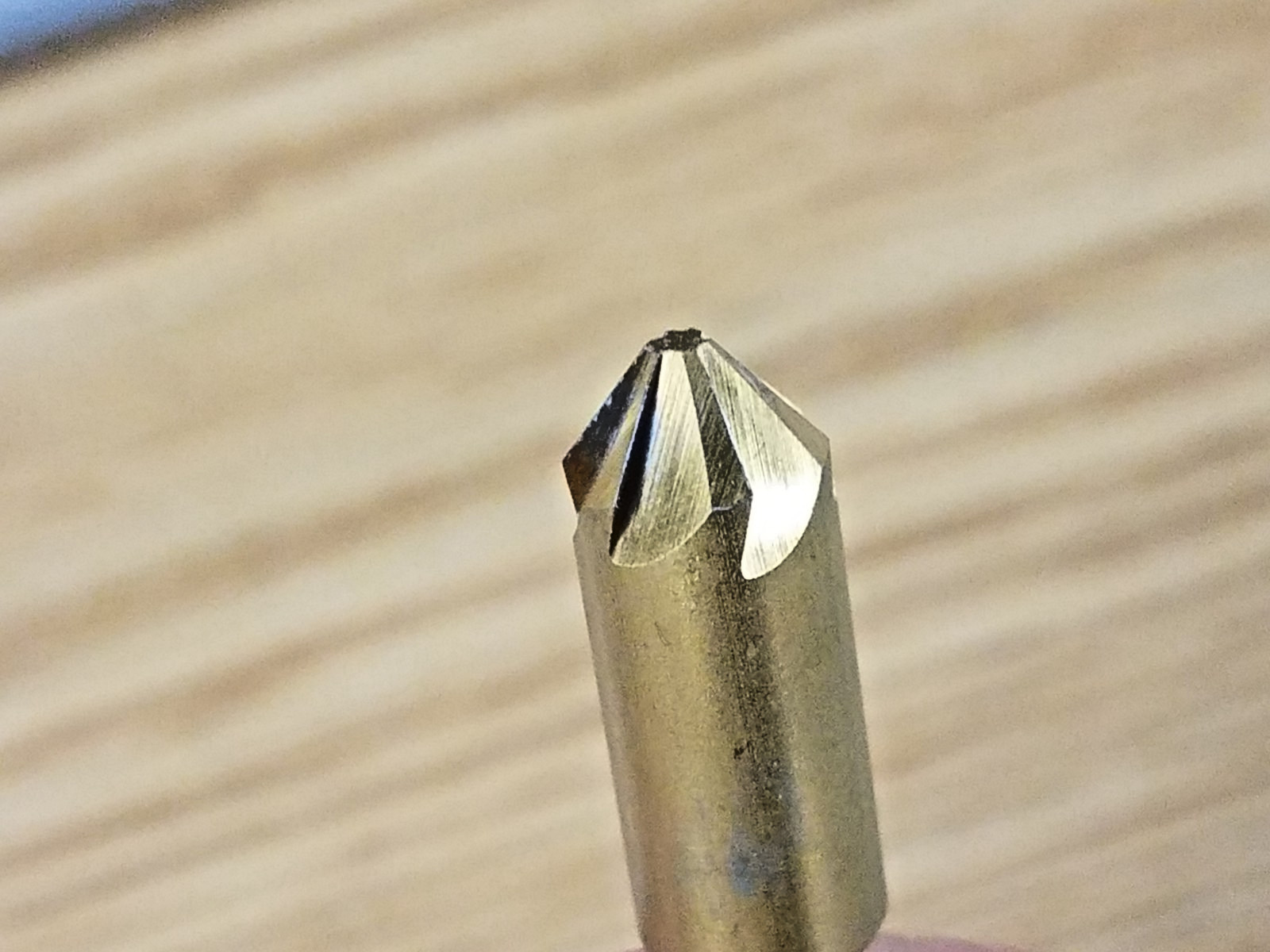 3/8"Dia., 82 Degree 6 Flute Cobalt Countersink