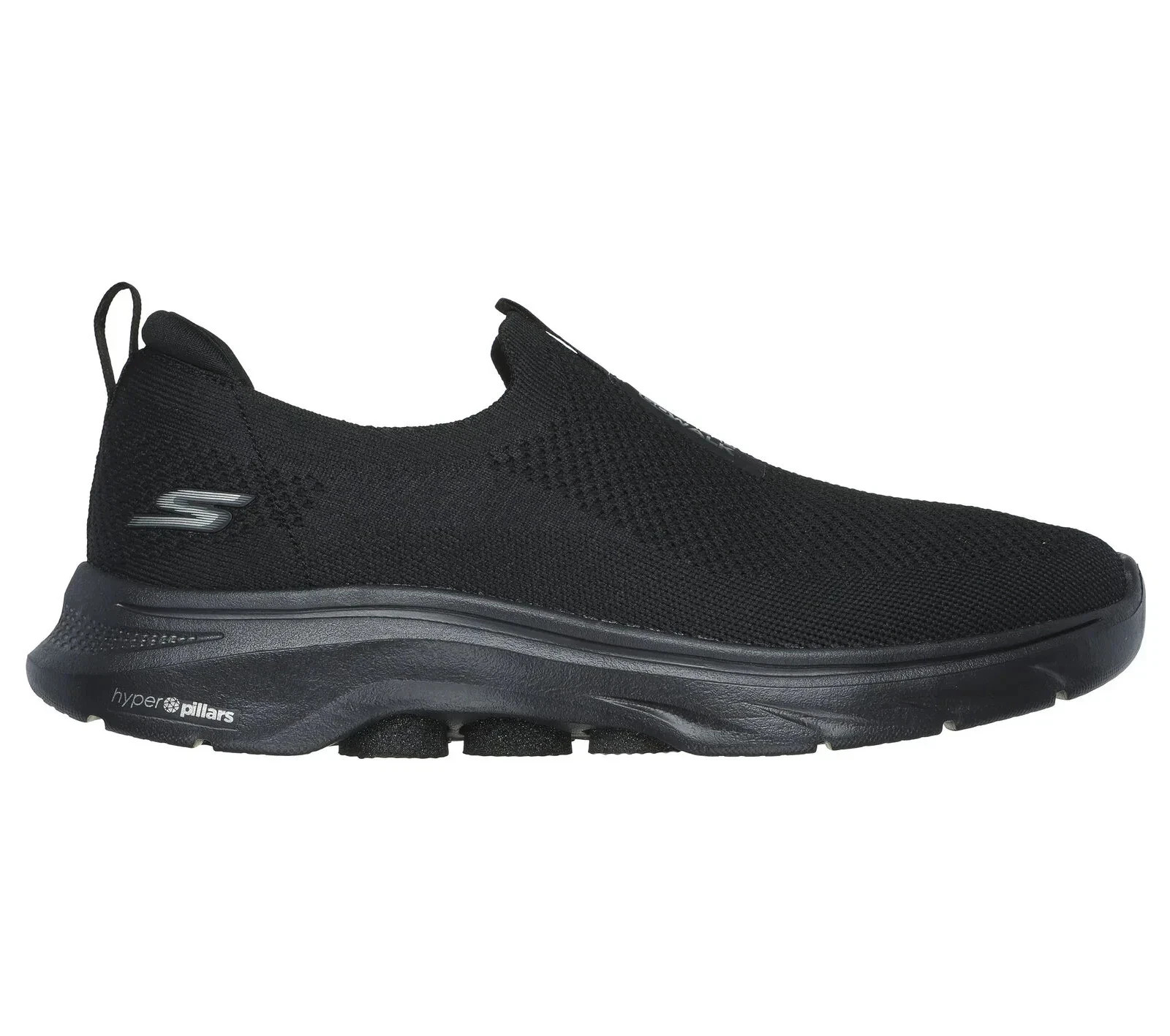Skechers Black Shoes Men Go Walk7 Slip On Soft Memory Foam Comfort Casual 216633
