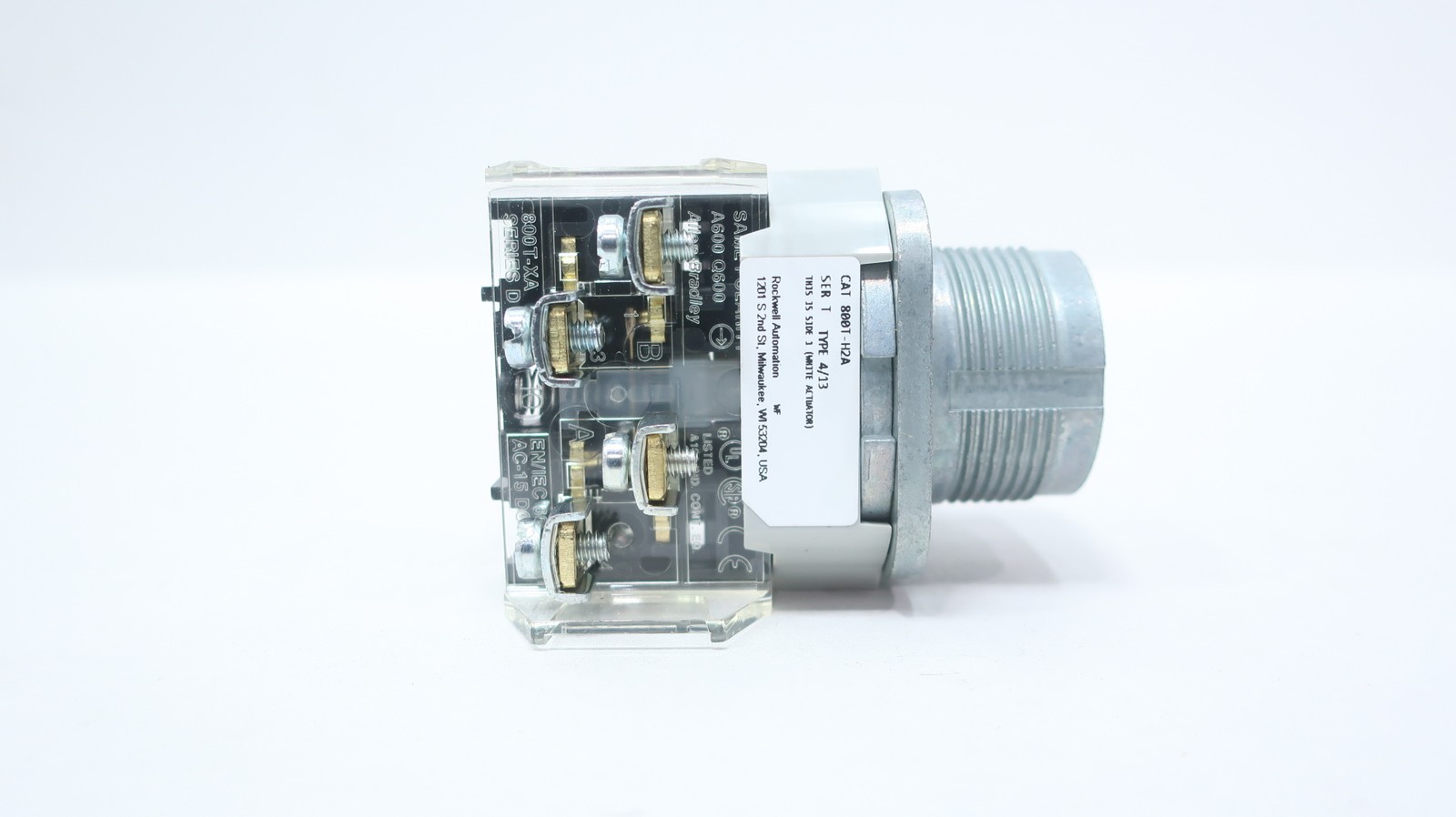 Allen Bradley 800T-H2A 30mm Selector Switch 2 Pos