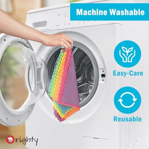 Microfiber Cleaning Cloth Highly Absorbent Cleaning Rags, 24 Pack Multicolor
