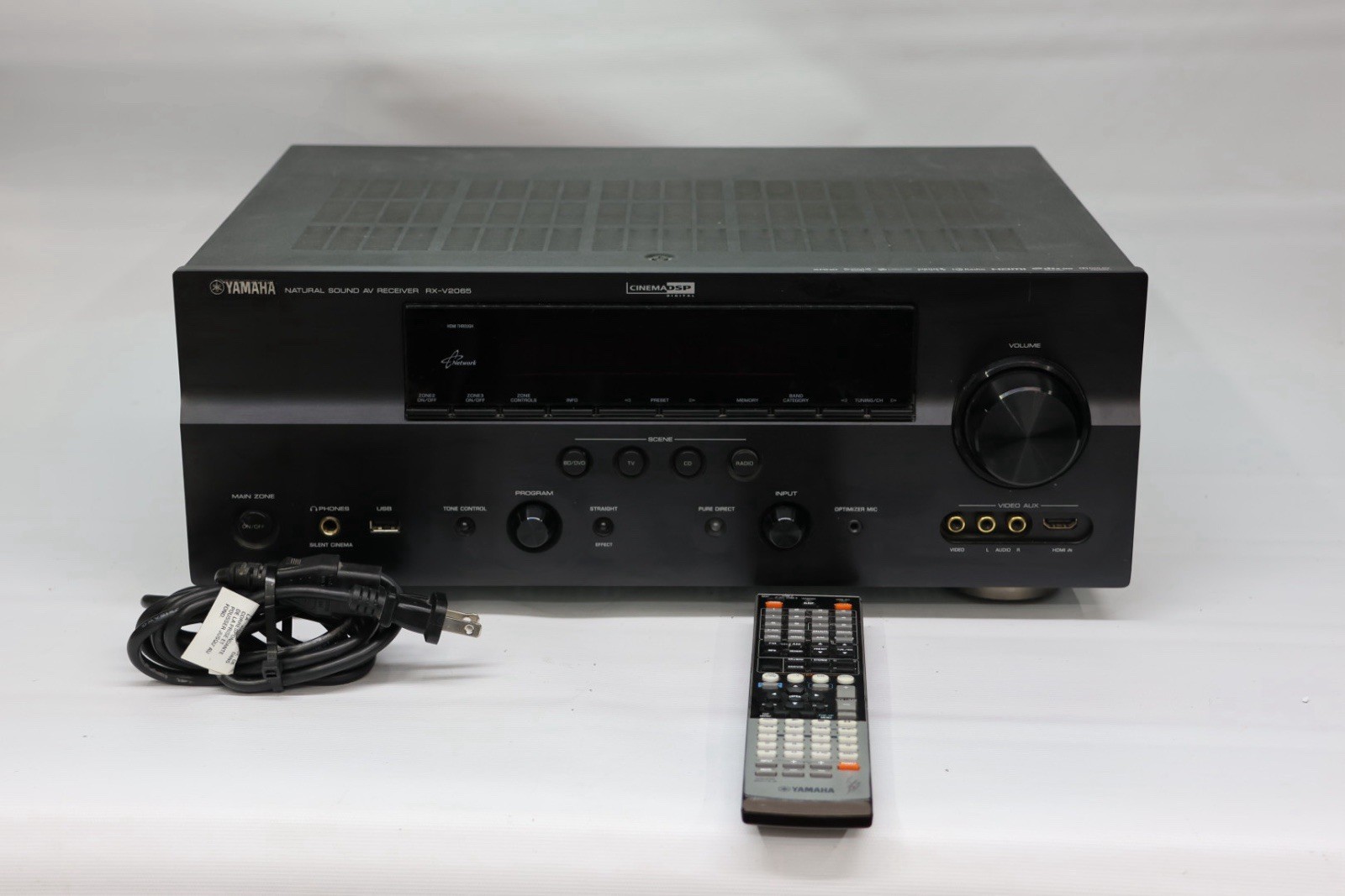 YAMAHA RX-V2065 Natural Sound 7.2 channel AV Receiver With REMOTE TESTED Bundle