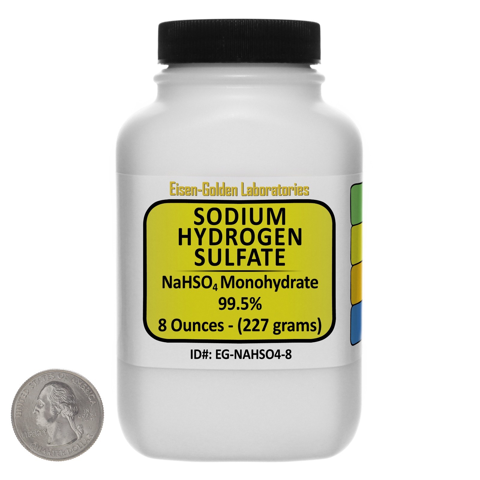 Sodium Hydrogen Sulfate [NaHSO4] 99.5% ACS Grade Prills 8 Oz in a Bottle USA