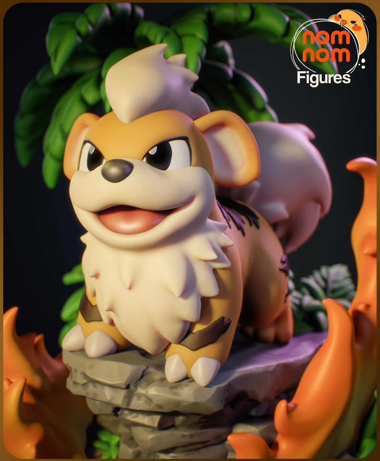 Garage Kit Chibi Growlithe By NomNom Figures
