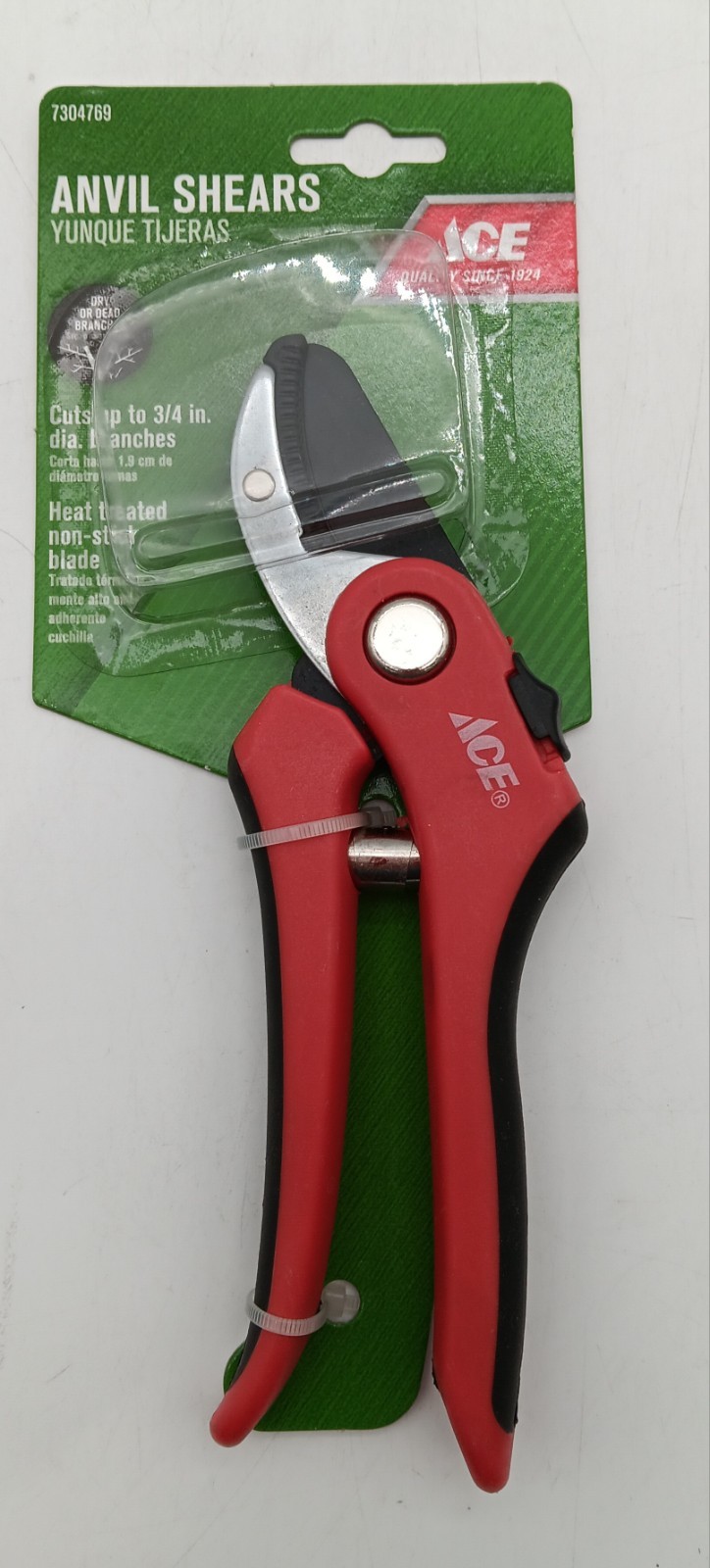 Ace 8 in. Chrome Plated SK5 Anvil Pruners
