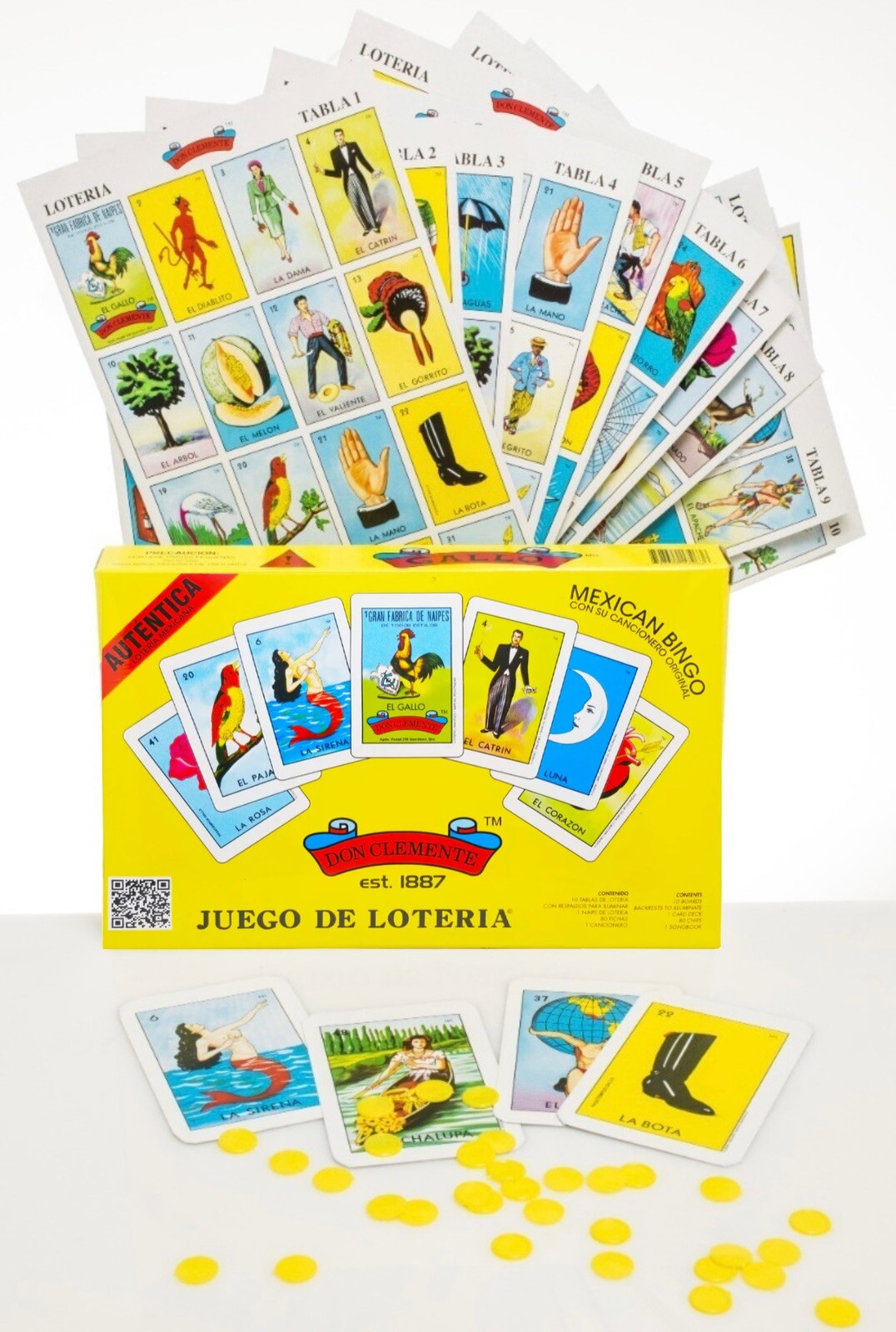 LOTERÍA MEXICANA ORIGINAL DON CLEMENTE - GIFT BOX SET MEXICAN BINGO