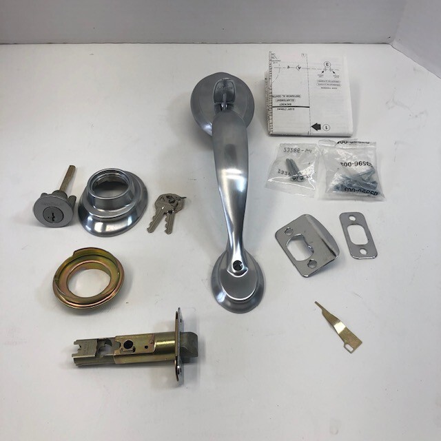 Kwikset Handle Set 687DA-LIP-S Dakota Single Cylinder Handleset - Chrome