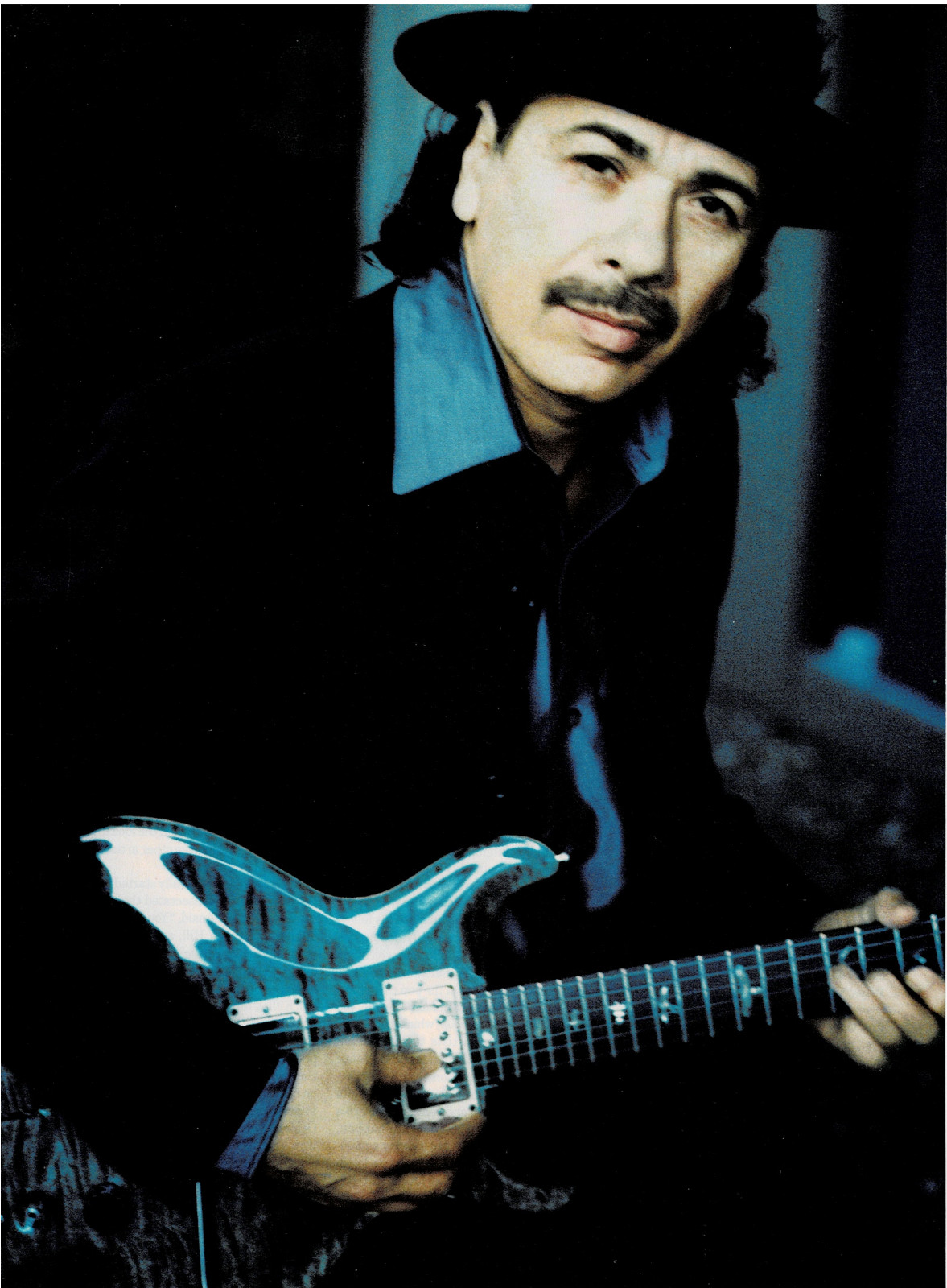CARLOS SANTANA - Music Print Ad Photo - 1999