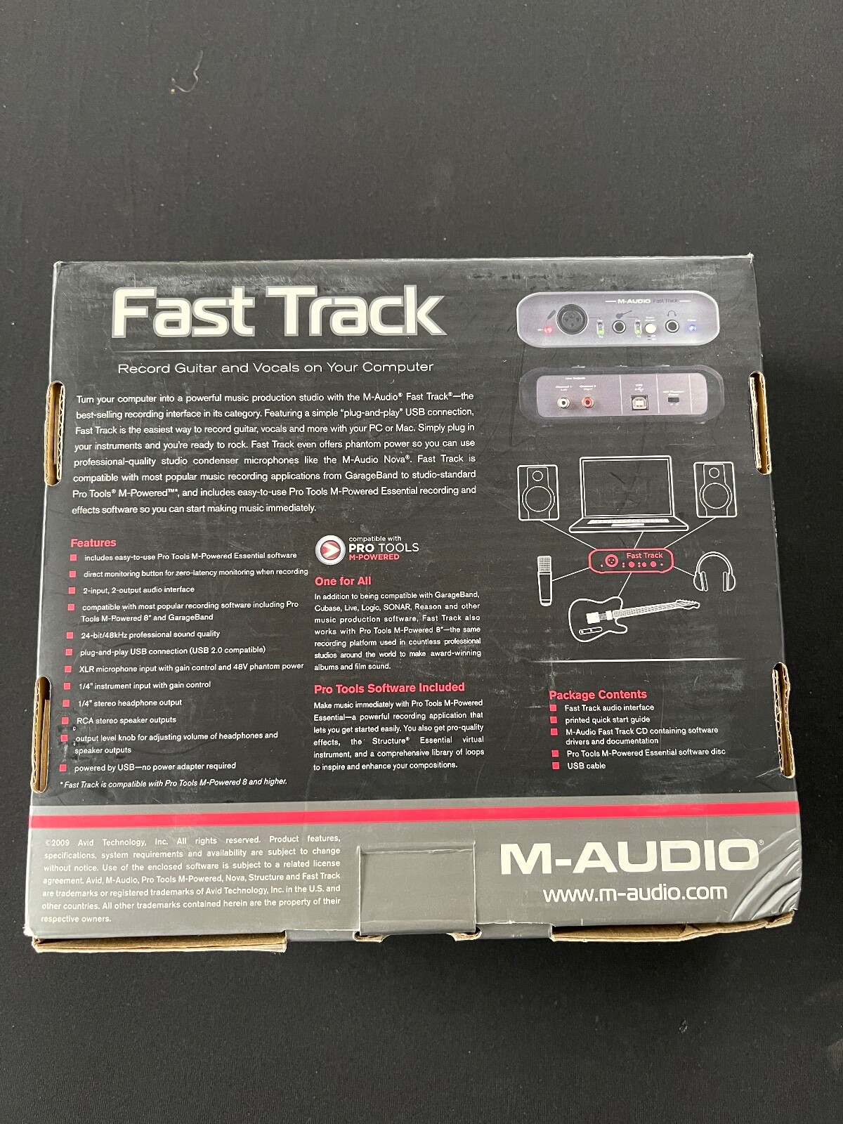 M-Audio ML03-00454 Fast Track Digital Audio Recorder
