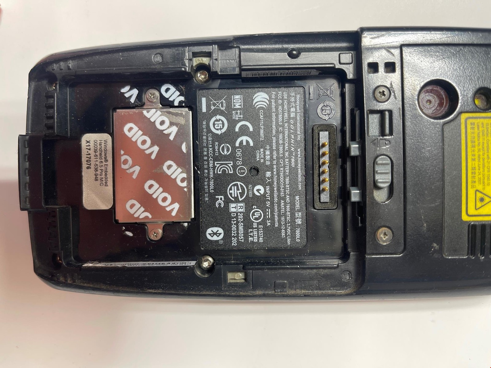 Honeywell Dolphin 7800 Handheld Barcode Scanner No Battery Untested AS-IS