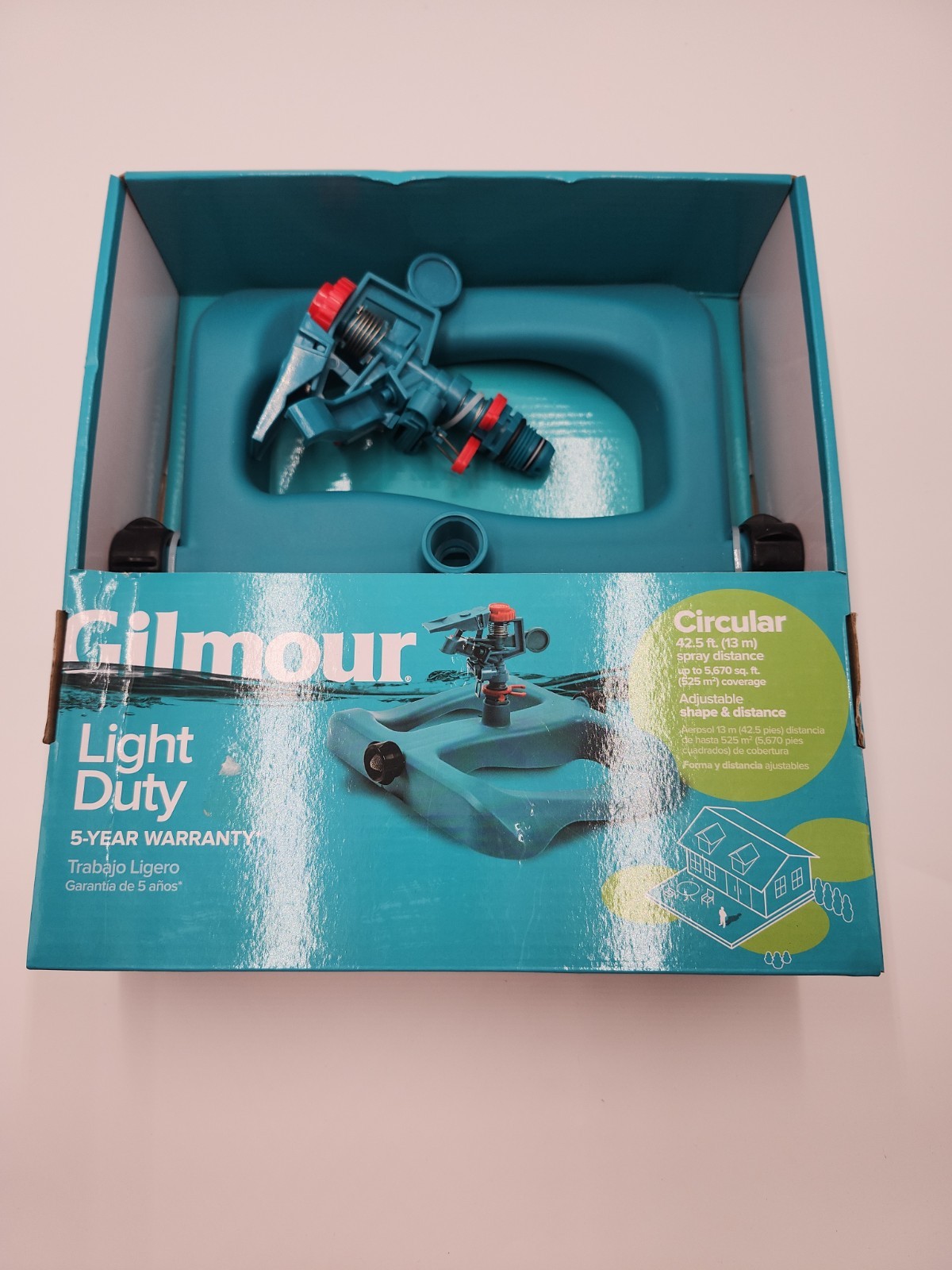 Gilmour Poly Sled Base Impulse Sprinkler 5670 sq. ft.