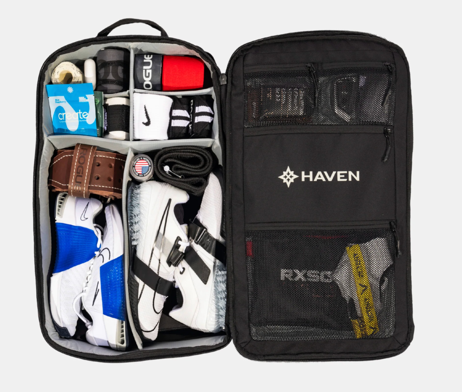 Imperfect HAVEN ATHLETIC BLACK Large Organized Backpack Stealth