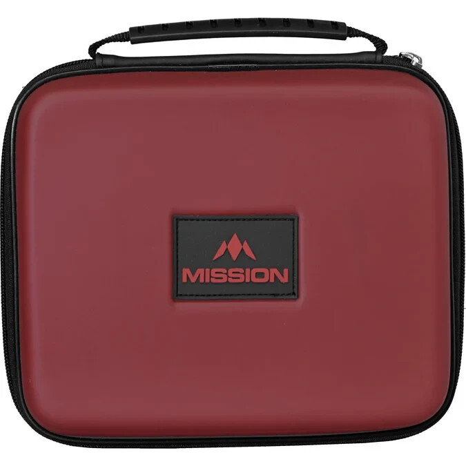RED #2 MISSION FREEDOM LUXOR HARD SHELL DART CASE WILL HOLD 4 SETS LOADED DARTS