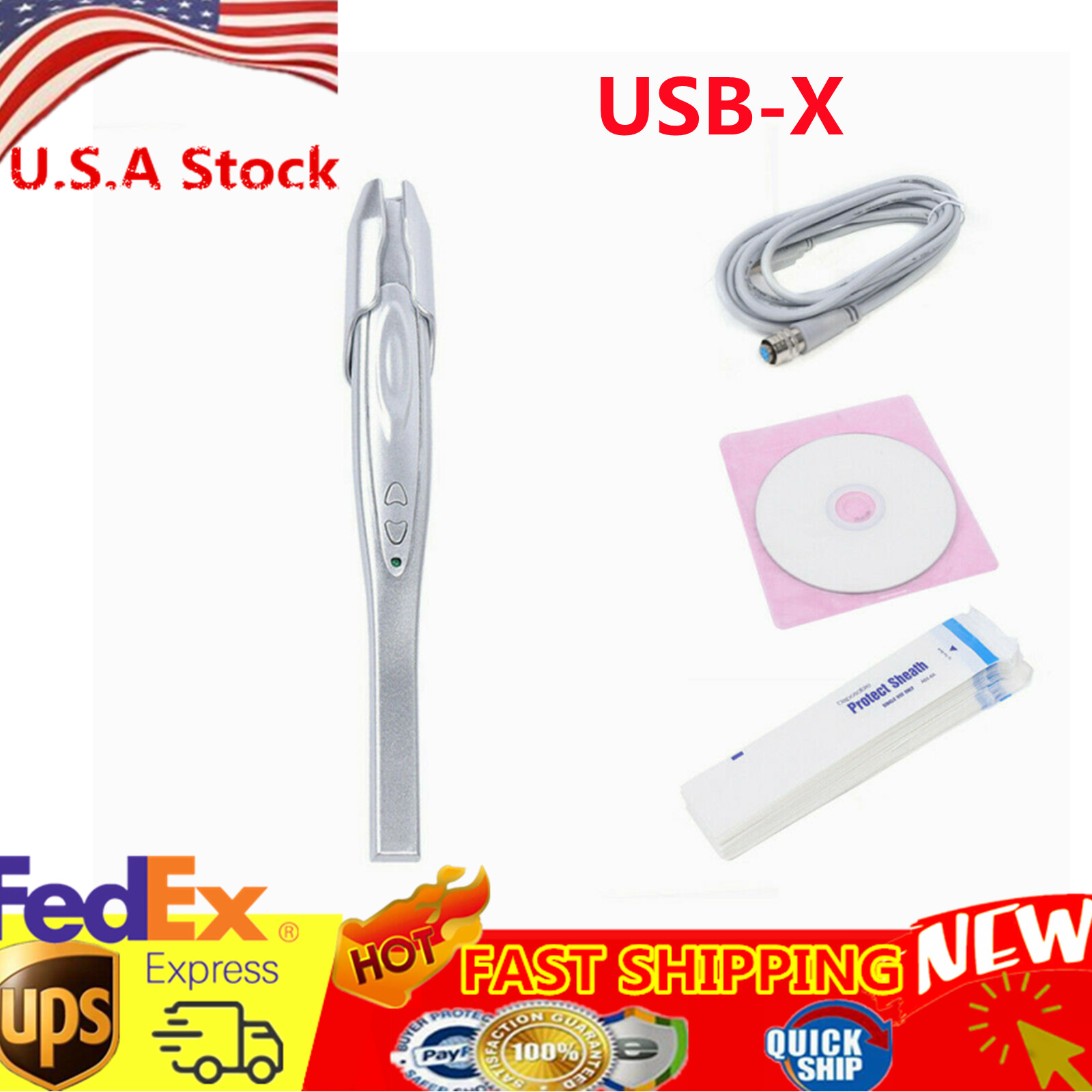 Dental Camera Intraoral Focus Dent MD740 Digital USB Imaging Intra Oral 6 LED US