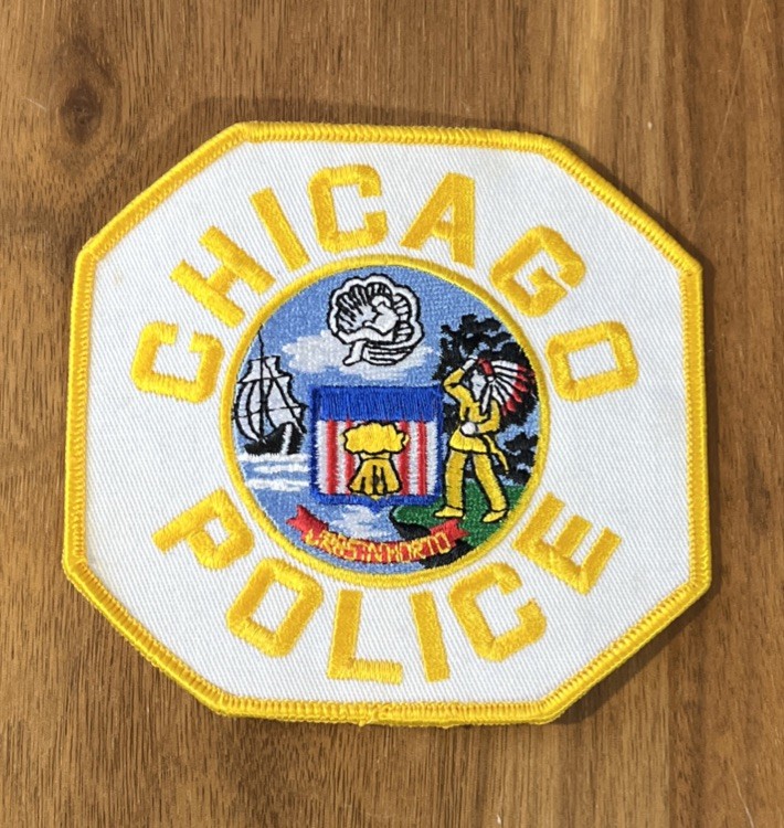 Chicago Illinois Police Shoulder Patch Supervisor Sargent, Cop