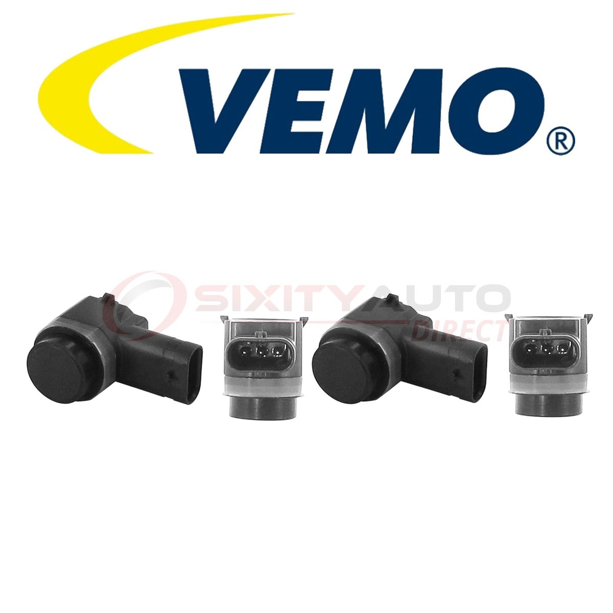 2 pc VEMO Rear Outer Parking Aid Sensor for 2007-2013 Volvo C30 2.4L 2.5L L5 qw