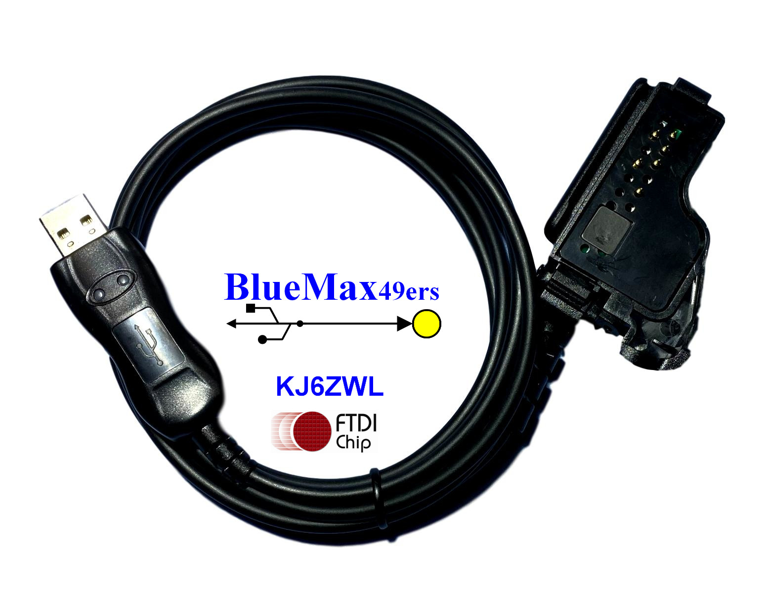 FTDI USB Programming Cable+Support Motorola XTS2500 I II III XTS2500R FT RKN4105