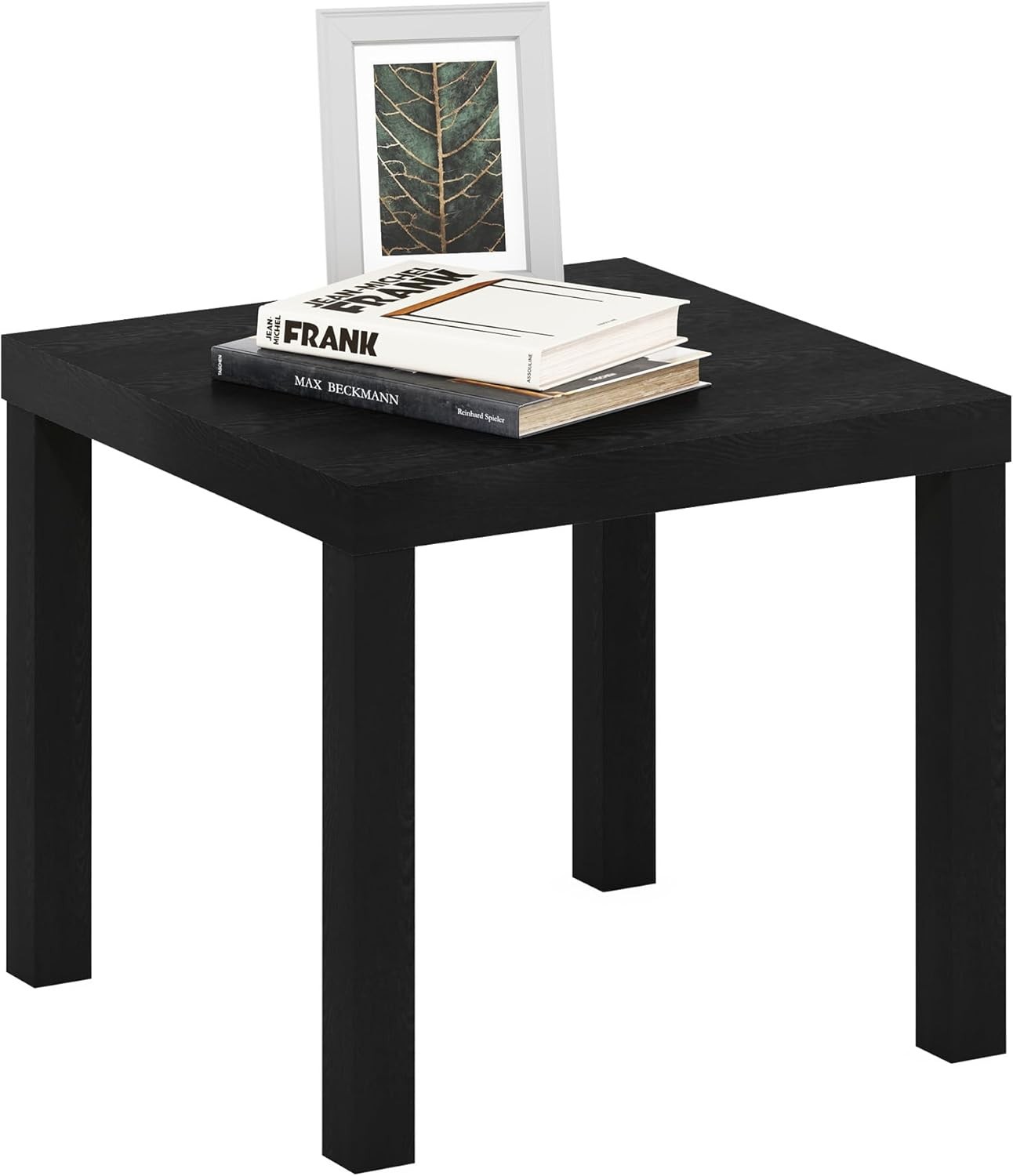 Classic Side Table Set of 2 Square Modern End Table W/ 1.8" Triple Thick