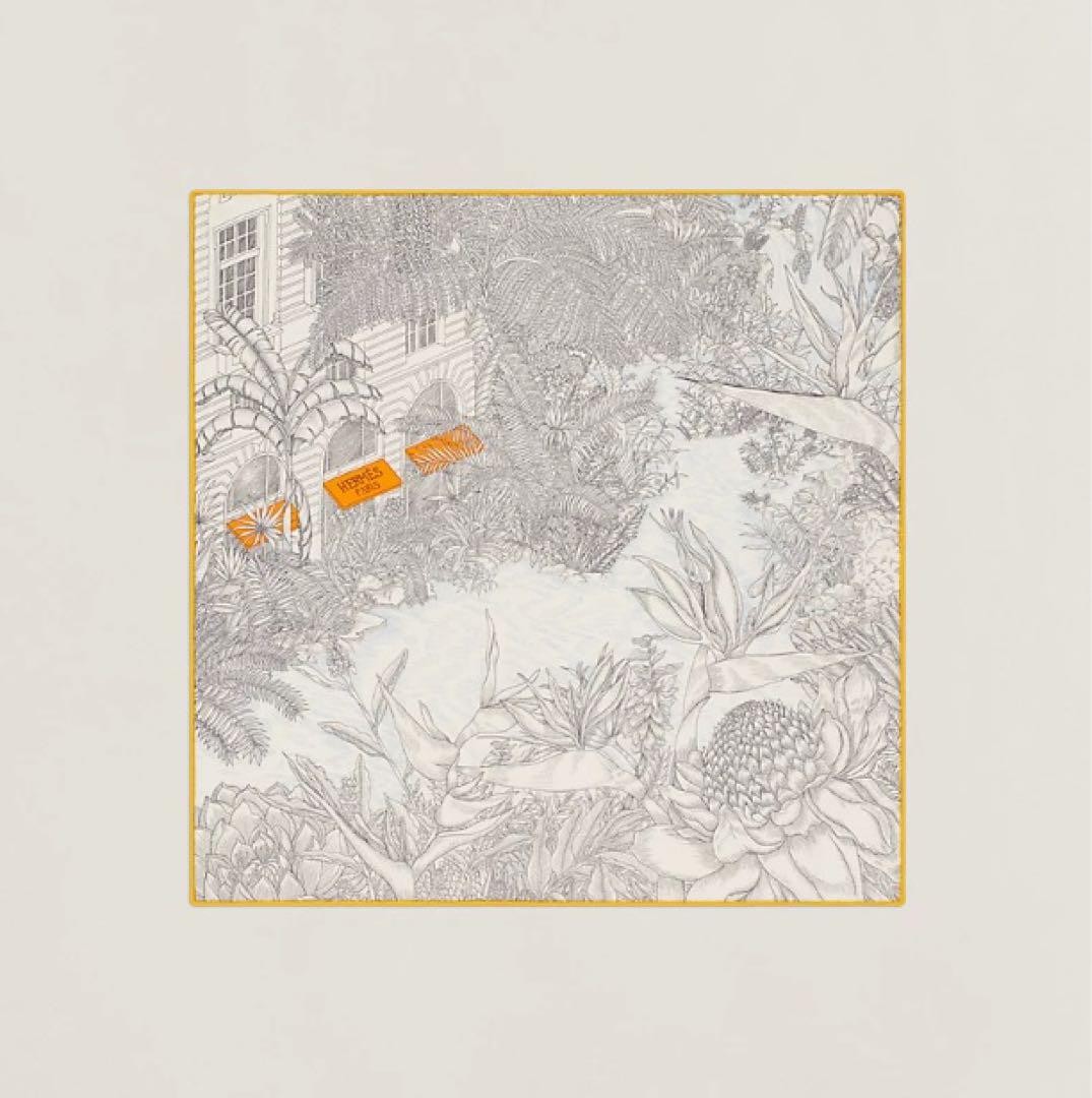 Hermes Gavroche Carre 45 Faubourg Tropical