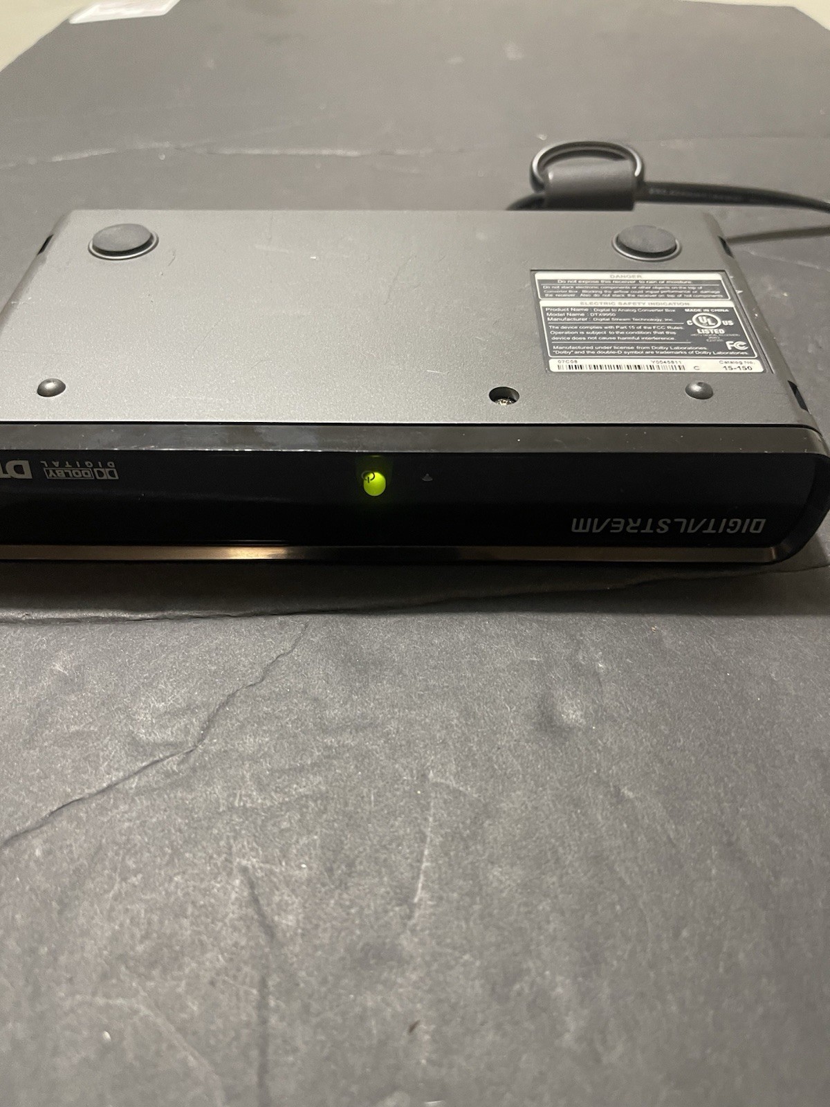 Digital Stream DTX9950 Analog Pass Through DTV Converter Box No Remote