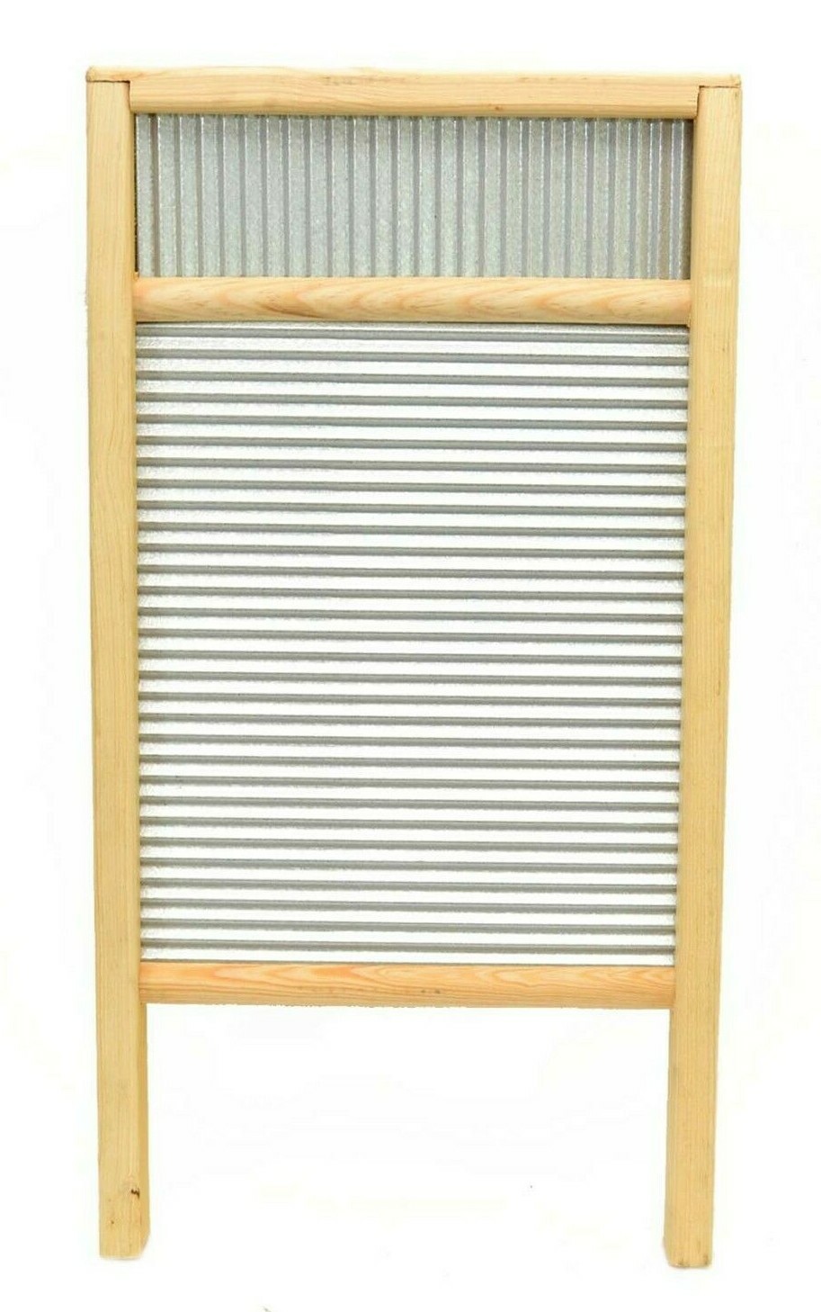 Large Washboard with Galvanized Tin-23 Inches High x 12.25 Inches Wide
