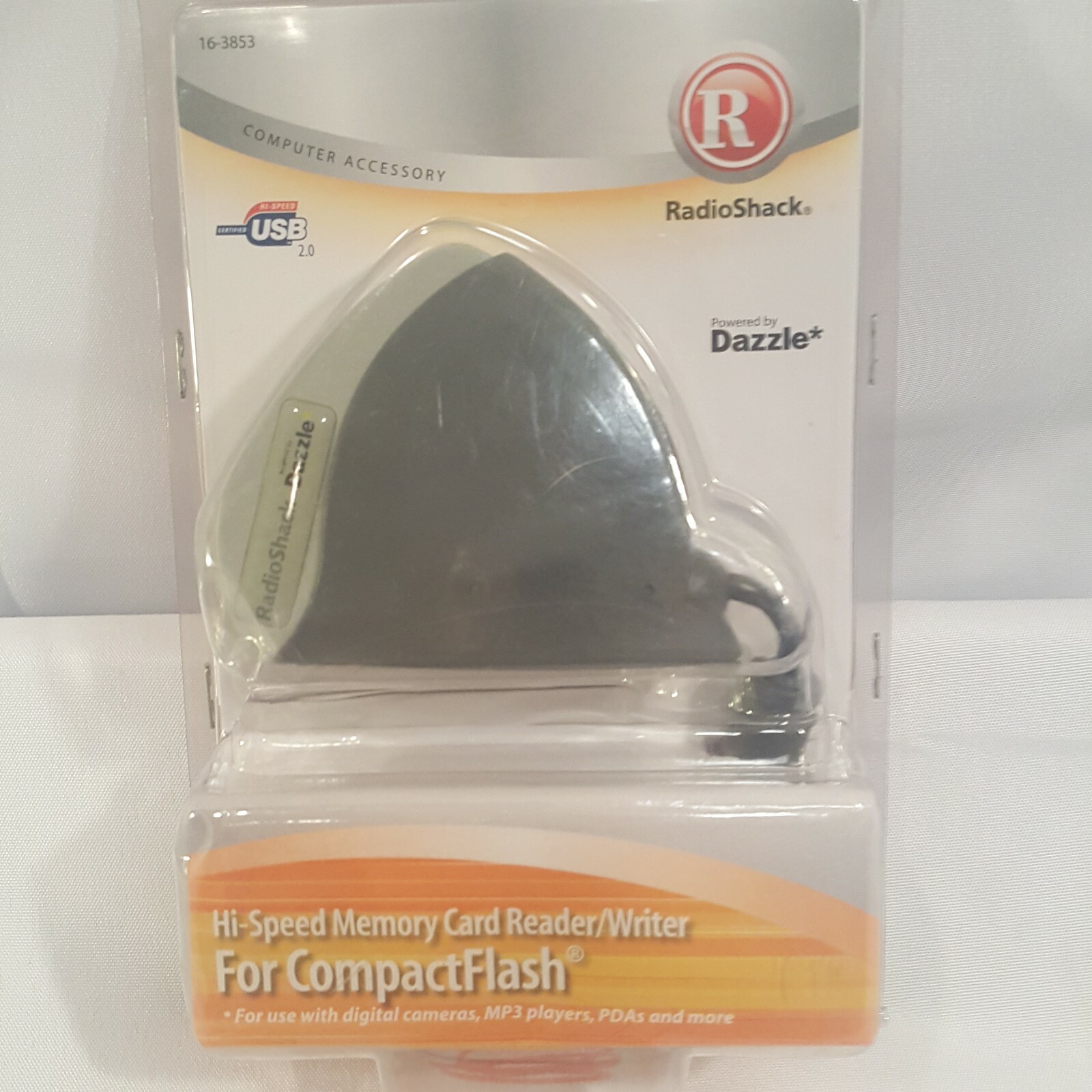 Radio Shack Dazzle High-Speed Memory Card Reader/Writer For Compact Flash NEW